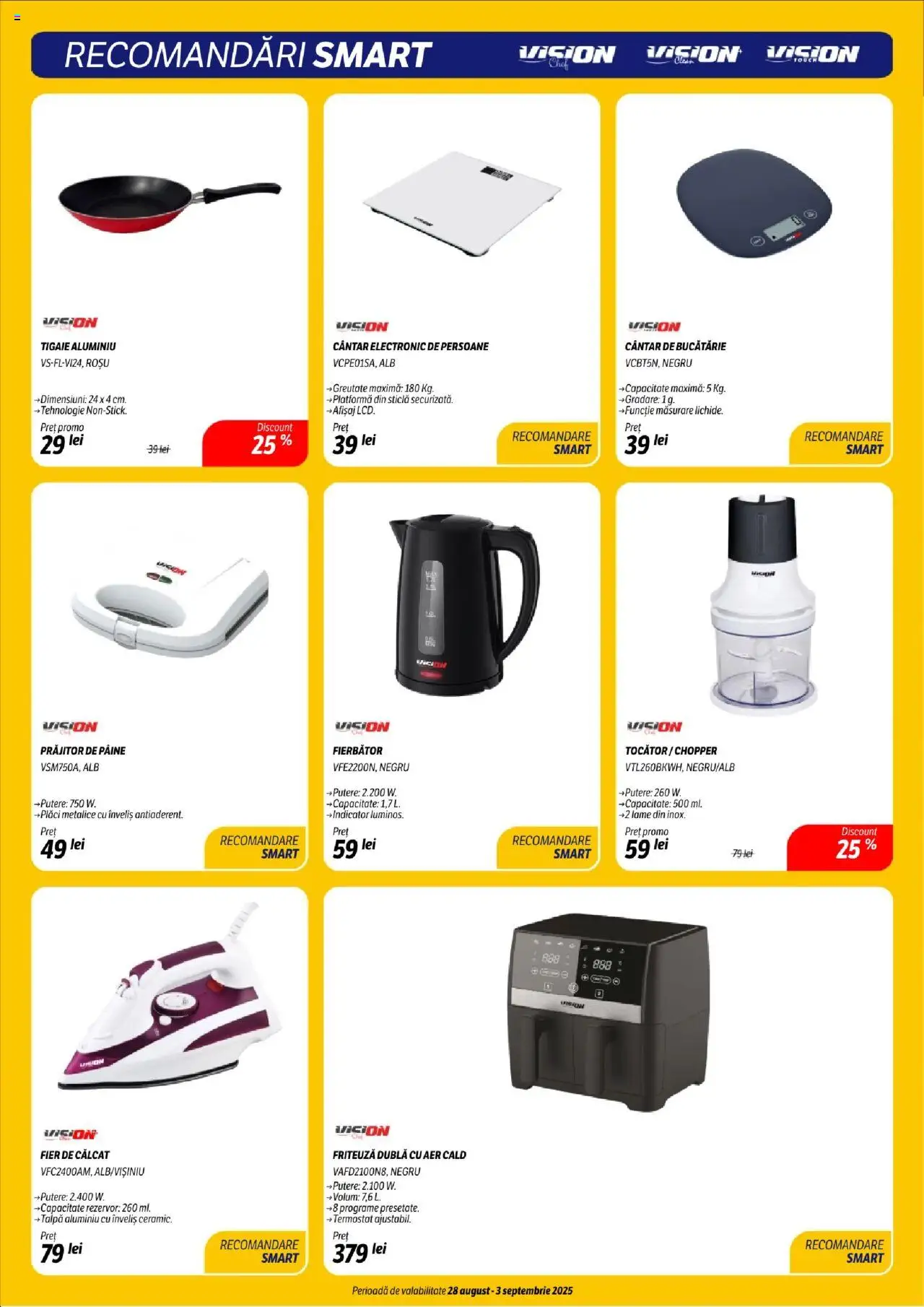 Catalog Flanco 28 August - 2 Septembrie 2025 | Pagina 24 | Produse: Cântar electronic, Tigaie, Cântar, Bucătărie