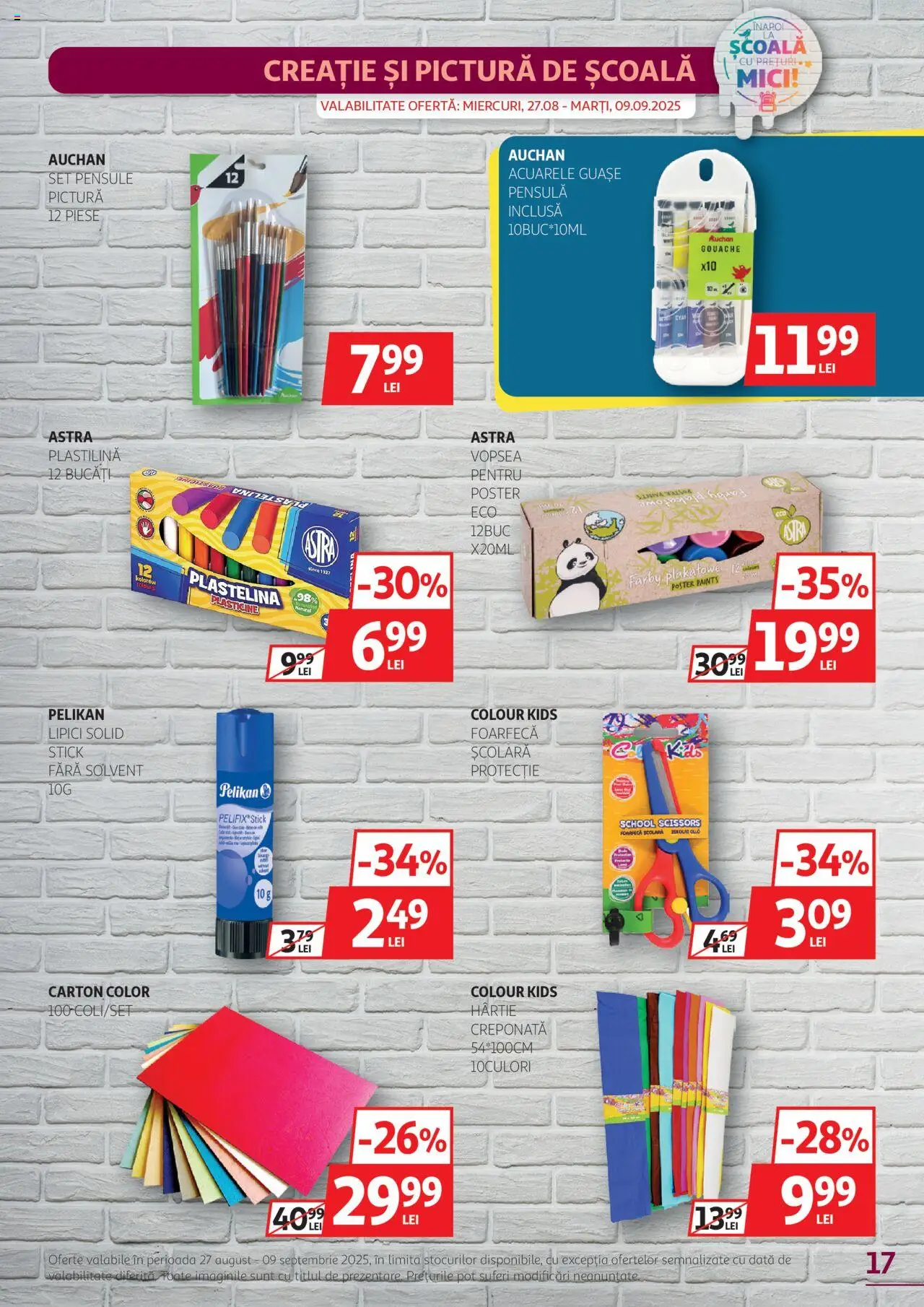 Catalog Auchan 27 August - 8 Septembrie 2025 | Pagina 17 | Produse: Vopsea, Mici