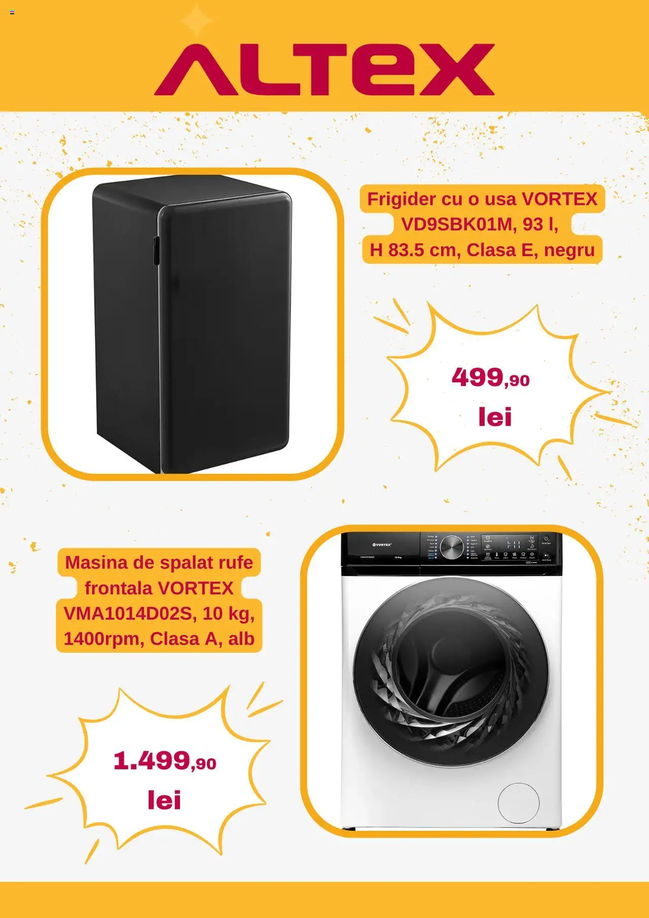 Catalog Altex 28 August - 2 Septembrie 2025 | Pagina 6 | Produse: Frigider, Mașină De Spălat, Ușă