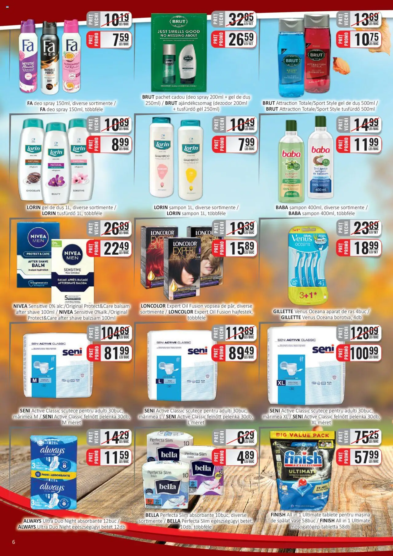 Catalog CBA 1 - 14 Septembrie 2025 | Pagina 6 | Produse: Delgeç, Aparat De Ras, Balsam, Scutece