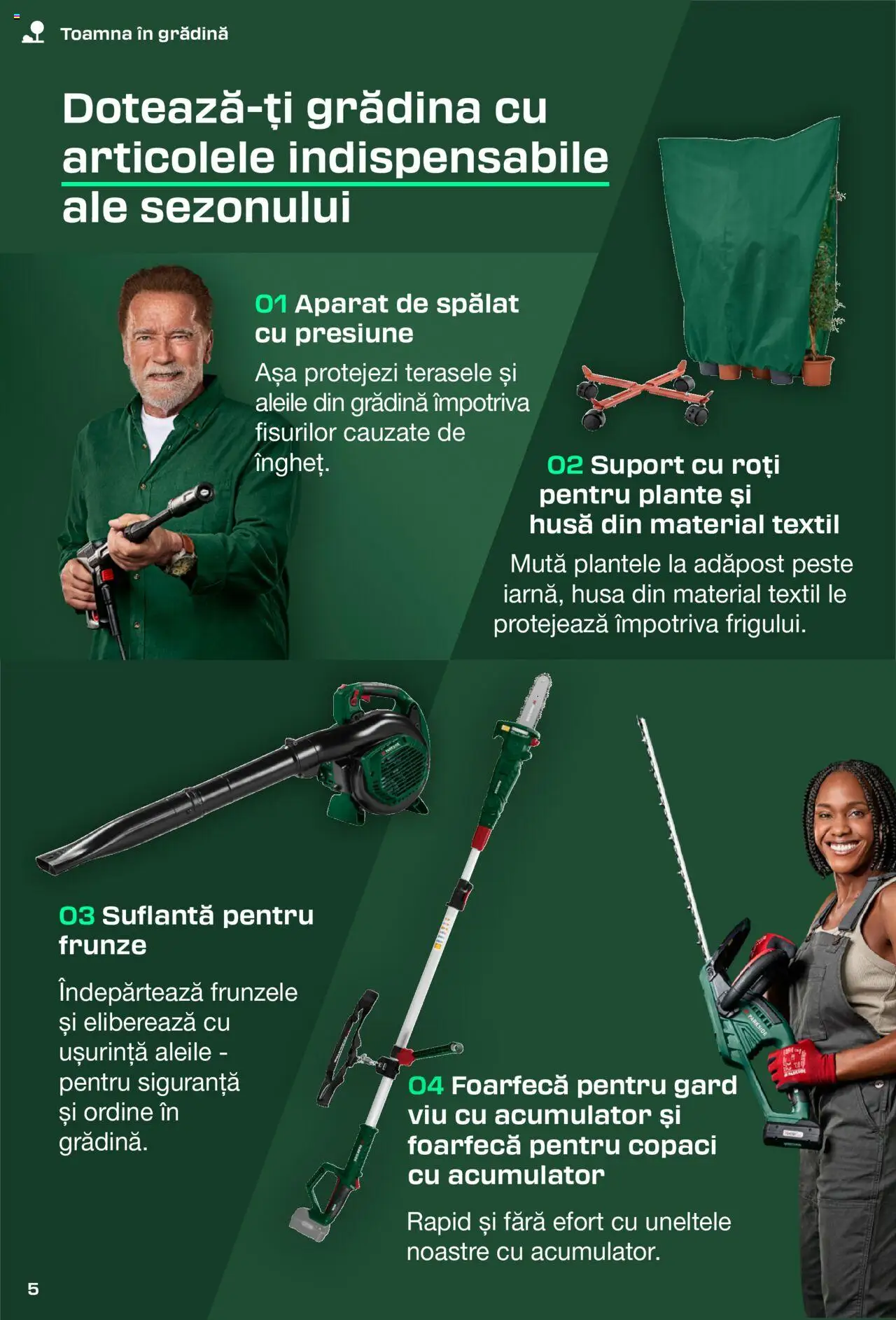 Catalog LIDL 30 August - 7 Octombrie 2025 | Pagina 5 | Produse: Trimmer, Aparat de spălat cu presiune, Suflantă, Pește