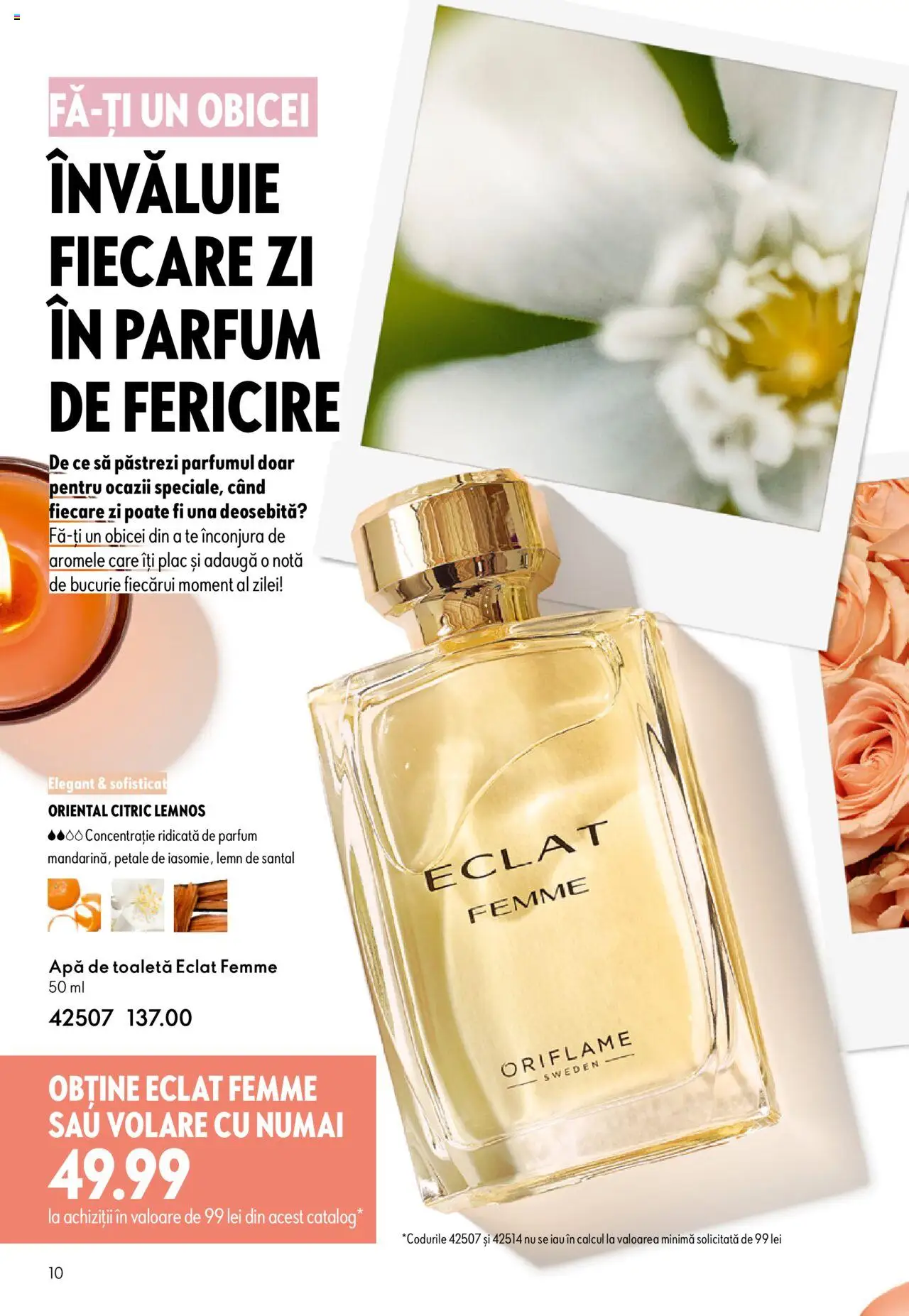 Catalog Oriflame 1 - 20 Octombrie 2025 | Pagina 10 | Produse: Toaletă, Parfum, Apă de toaletă, Apă