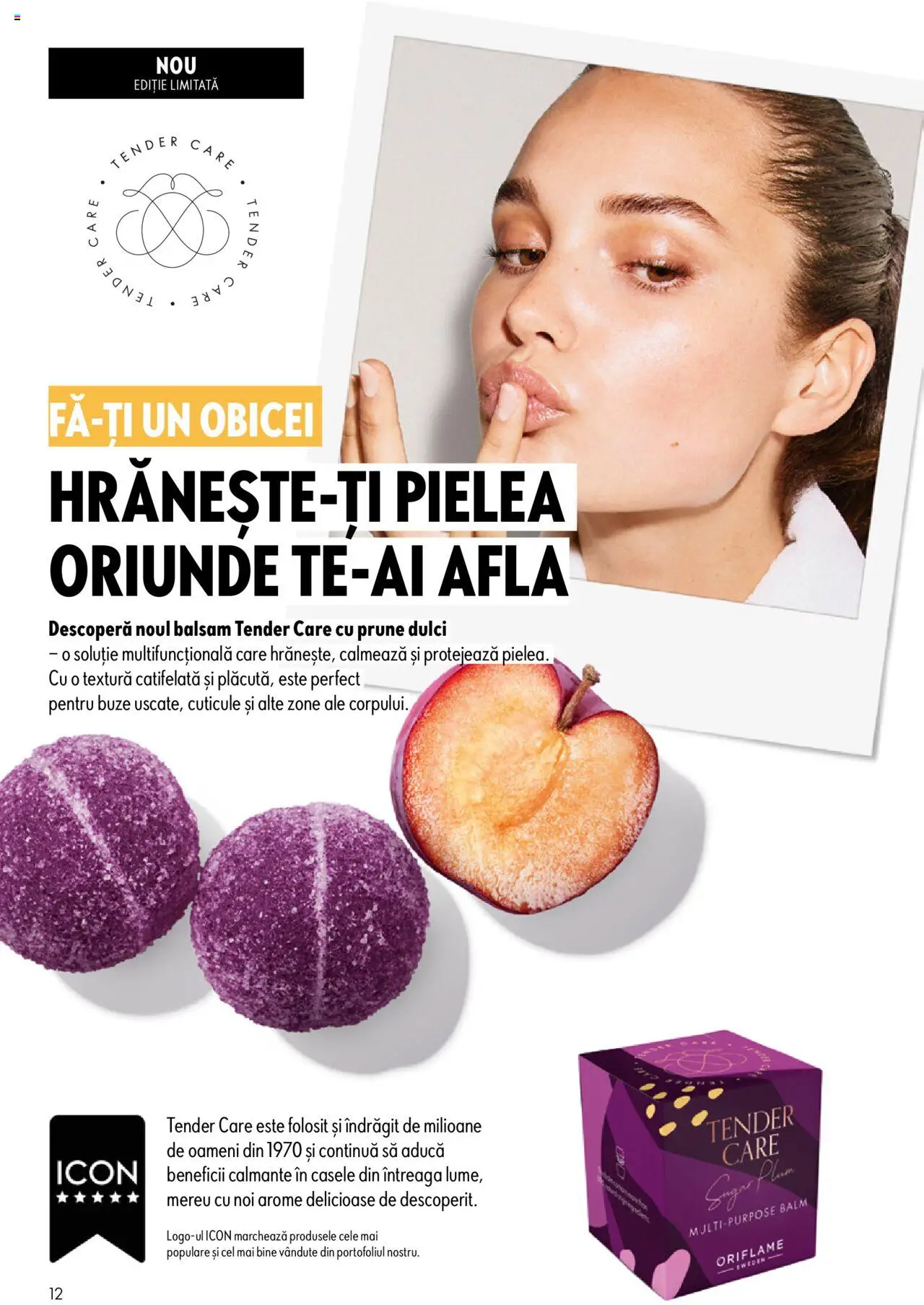 Catalog Oriflame 1 - 20 Octombrie 2025 | Pagina 12 | Produse: Balsam, Prune