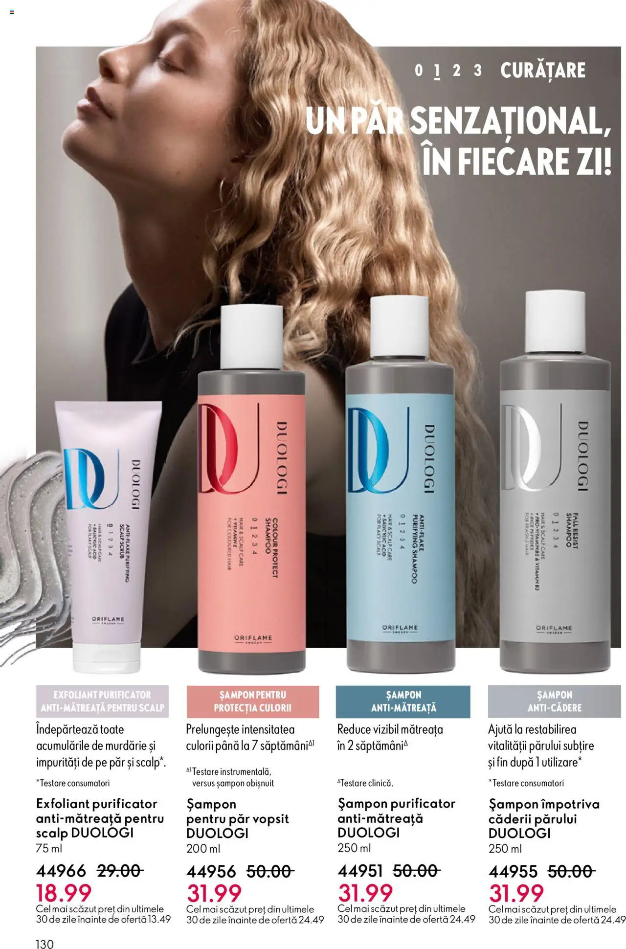 Catalog Oriflame 1 - 20 Octombrie 2025 | Pagina 130 | Produse: Exfoliant, Scrub, Șampon