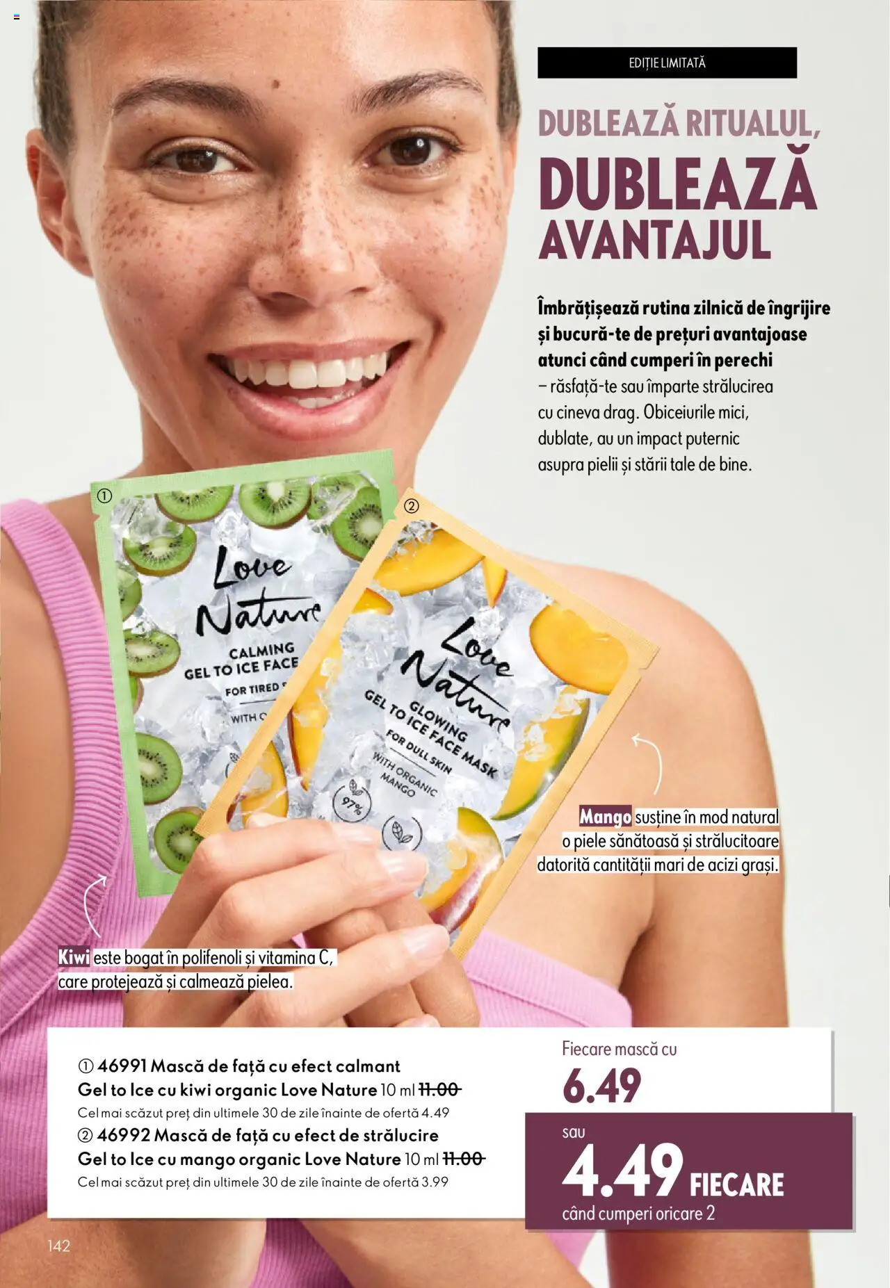 Catalog Oriflame 1 - 20 Octombrie 2025 | Pagina 142 | Produse: Peluş Köpek Yatağı, Kiwi, Mango