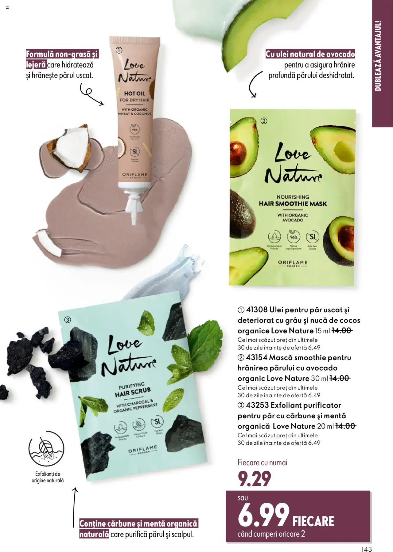 Catalog Oriflame 1 - 20 Octombrie 2025 | Pagina 143 | Produse: Exfoliant, Scrub, Avocado, Smoothie