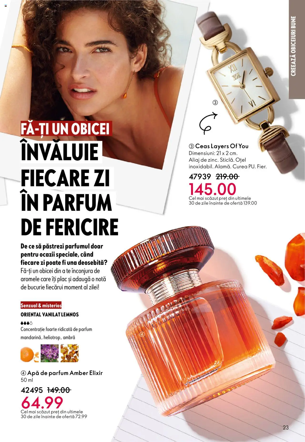 Catalog Oriflame 1 - 20 Octombrie 2025 | Pagina 23 | Produse: Ceas, Apă de parfum, Elixir, Parfum