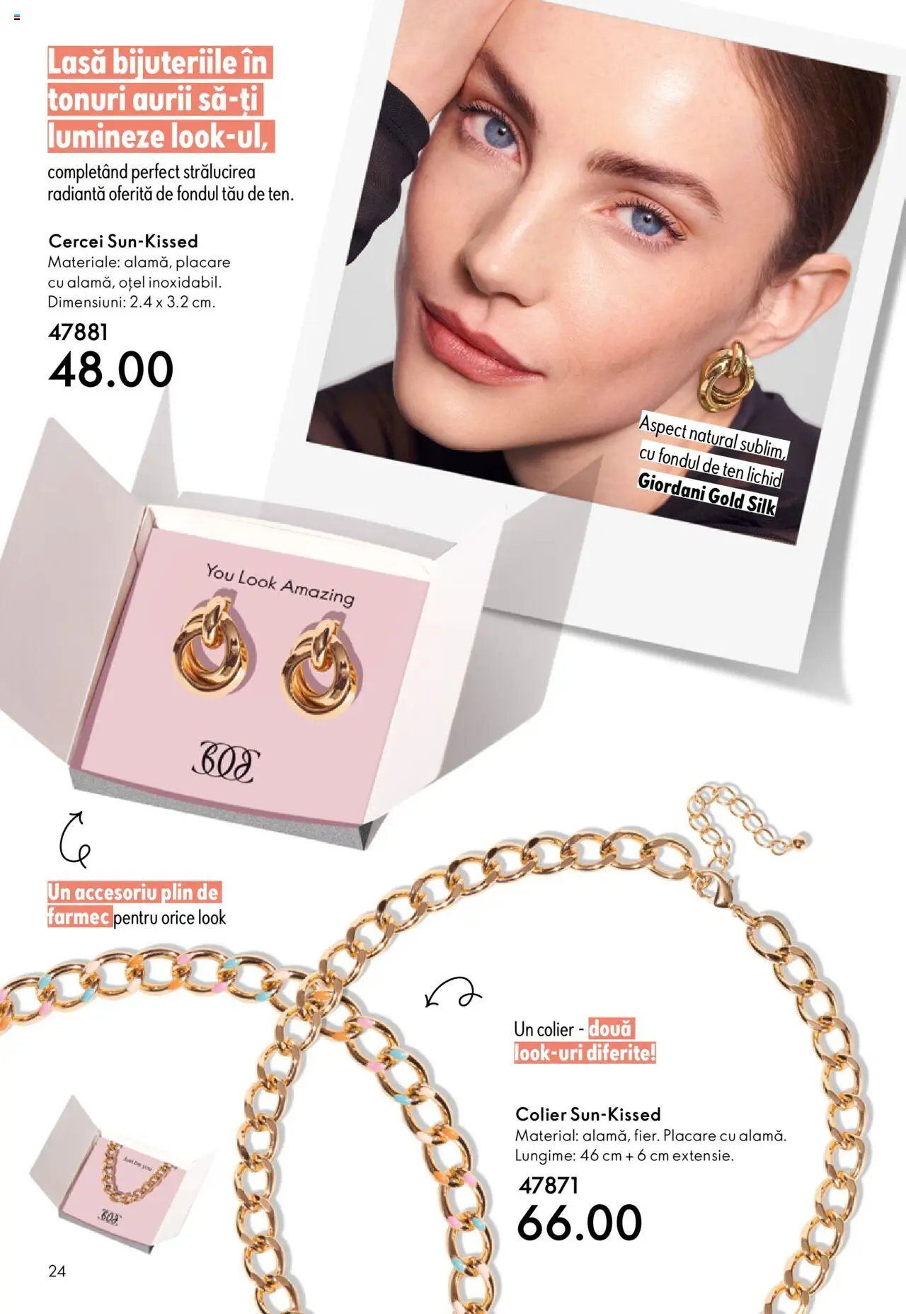Catalog Oriflame 1 - 20 Octombrie 2025 | Pagina 24 | Produse: Cercei, Colier