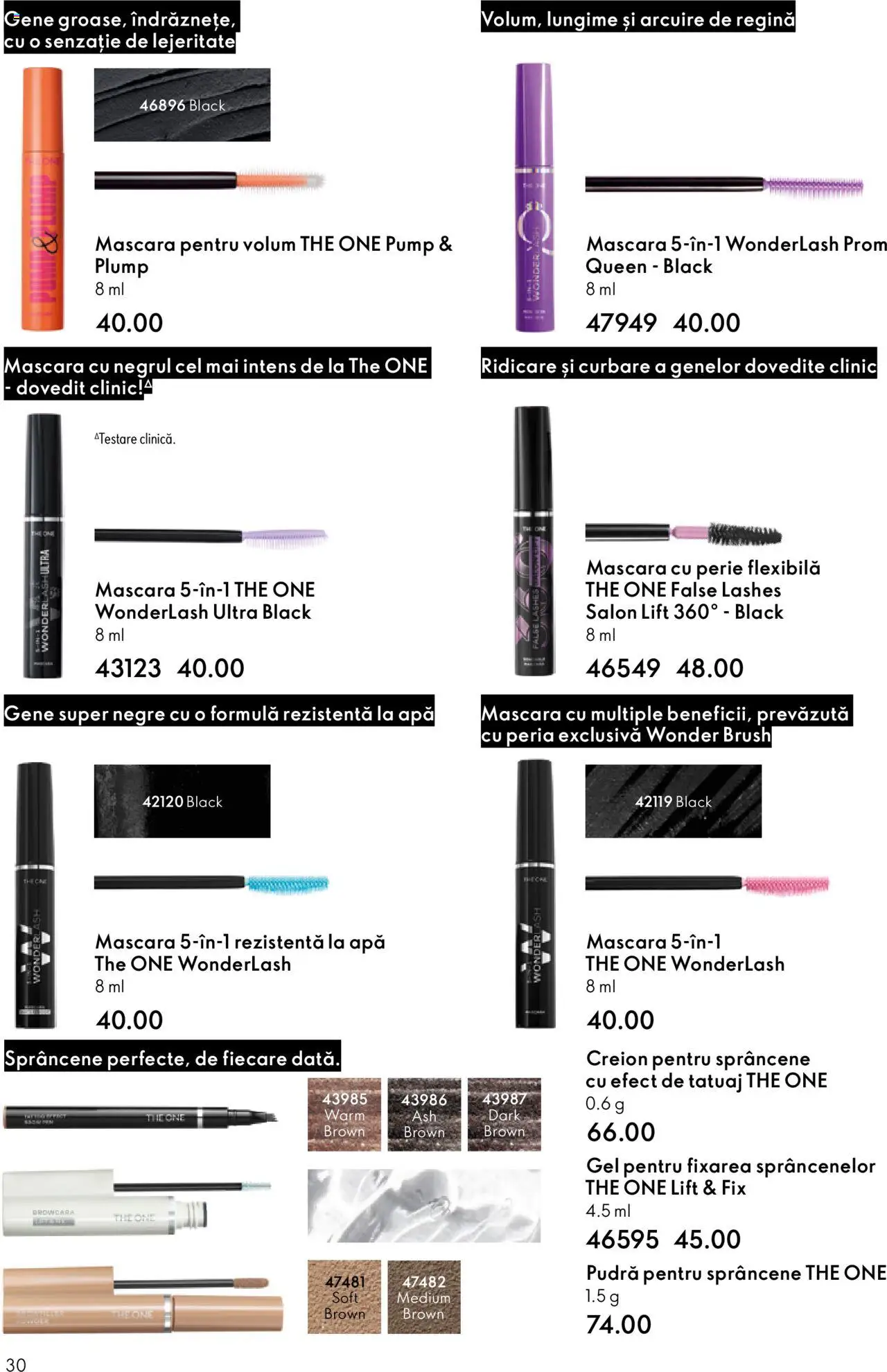 Catalog Oriflame 1 - 20 Octombrie 2025 | Pagina 30 | Produse: Pudră, Perie, Mascara, Apă
