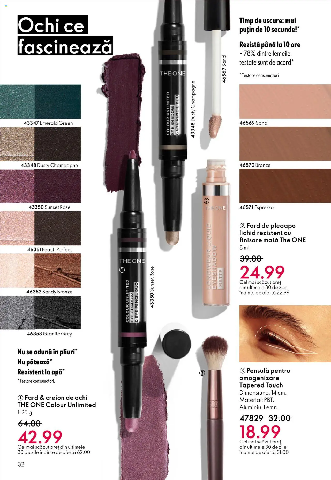 Catalog Oriflame 1 - 20 Octombrie 2025 | Pagina 32 | Produse: Fard de pleoape, Creion de ochi