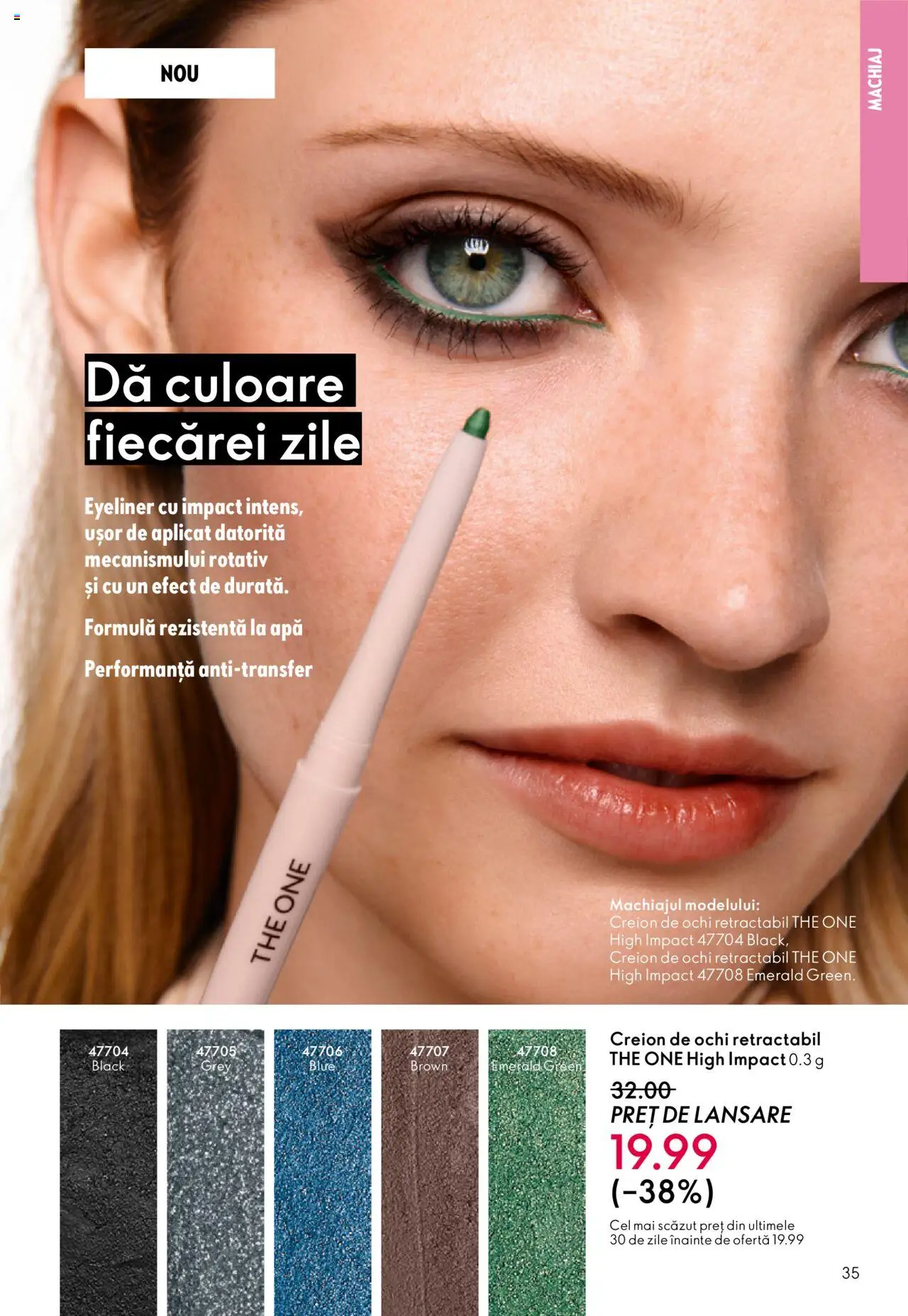 Catalog Oriflame 1 - 20 Octombrie 2025 | Pagina 35 | Produse: Machiaj, Creion de ochi, Peluş Köpek Yatağı, Apă