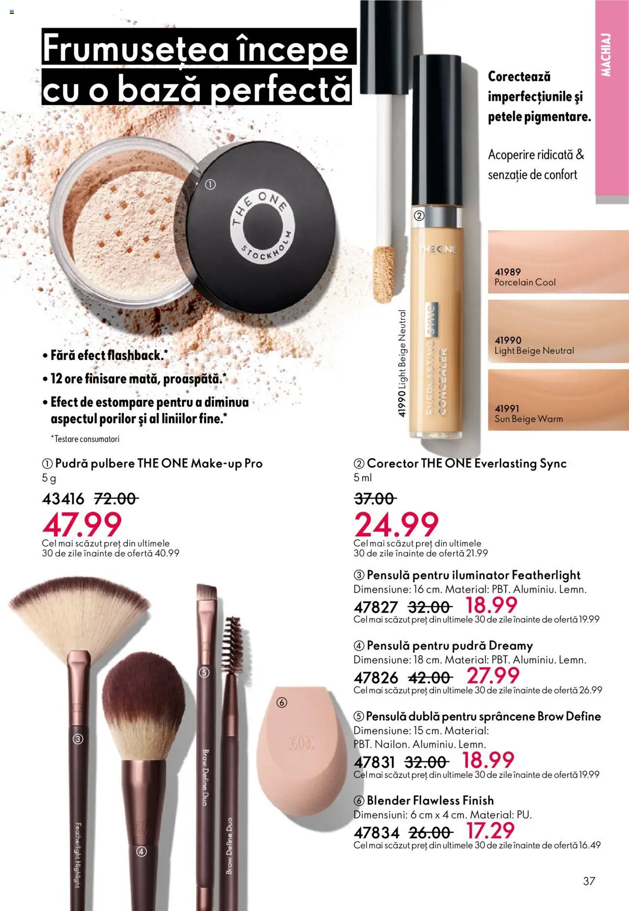 Catalog Oriflame 1 - 20 Octombrie 2025 | Pagina 37 | Produse: Machiaj, Concealer, Pudră, Iluminator