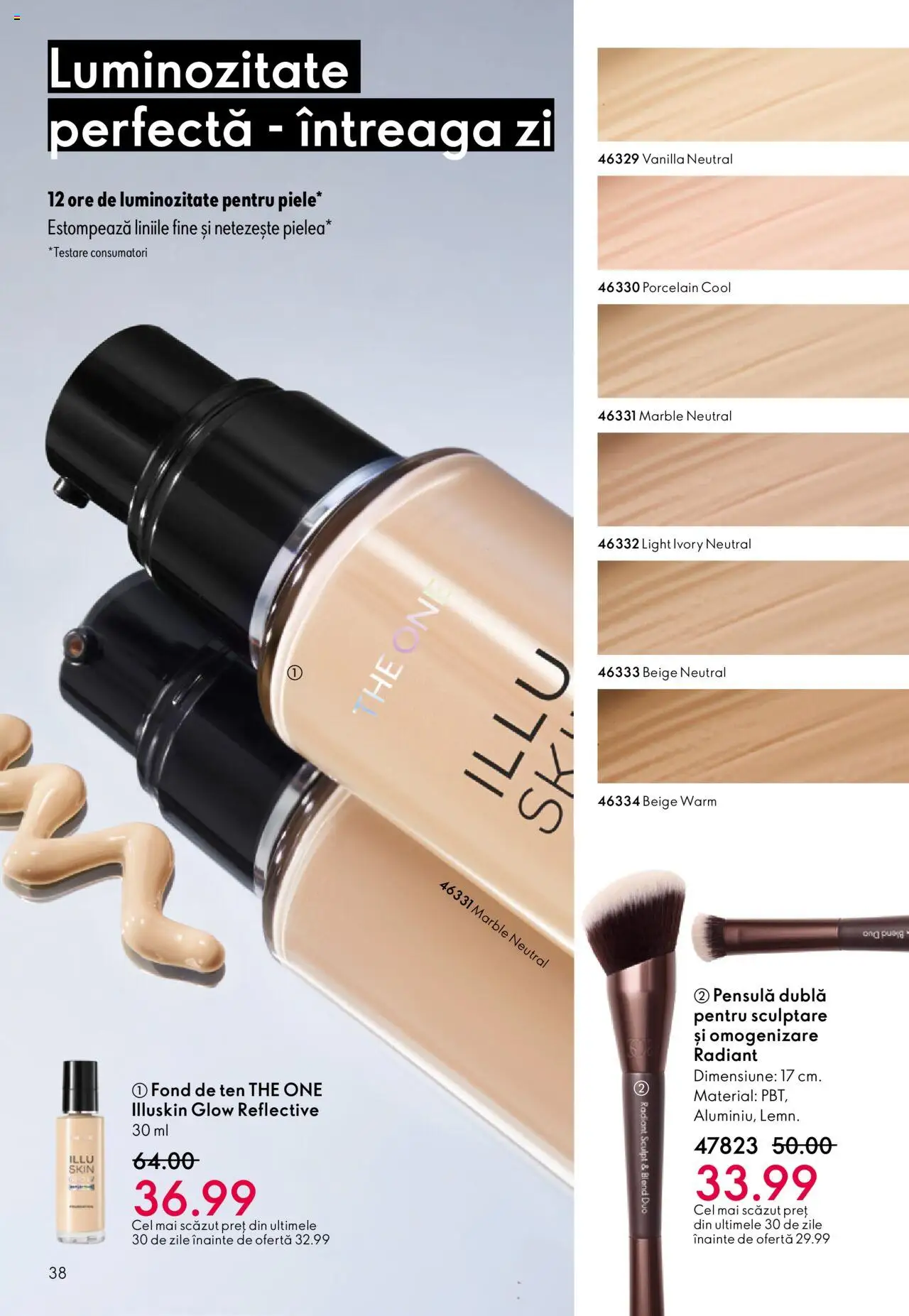 Catalog Oriflame 1 - 20 Octombrie 2025 | Pagina 38 | Produse: Fond de ten