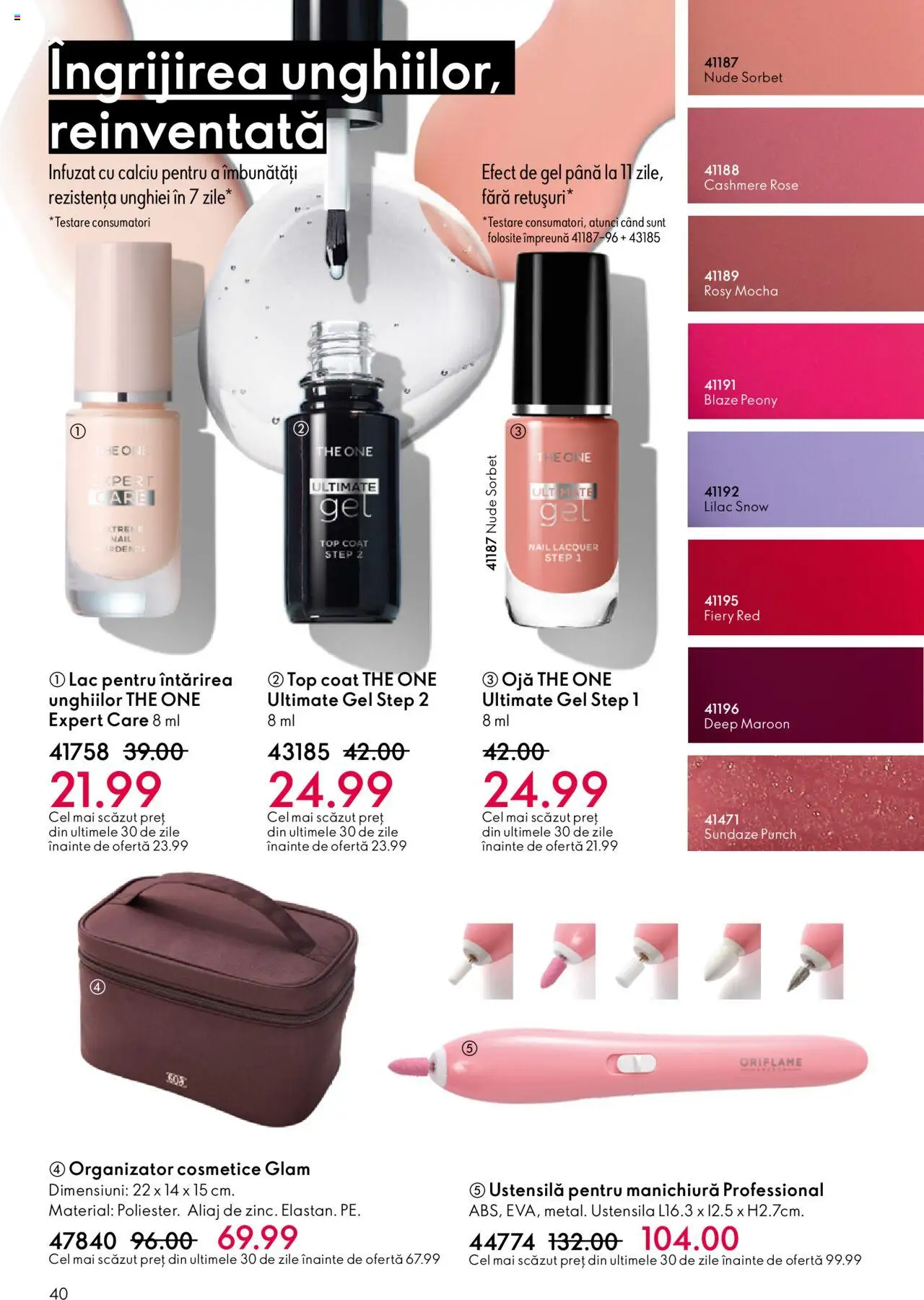 Catalog Oriflame 1 - 20 Octombrie 2025 | Pagina 40 | Produse: Top coat, Top, Ojă