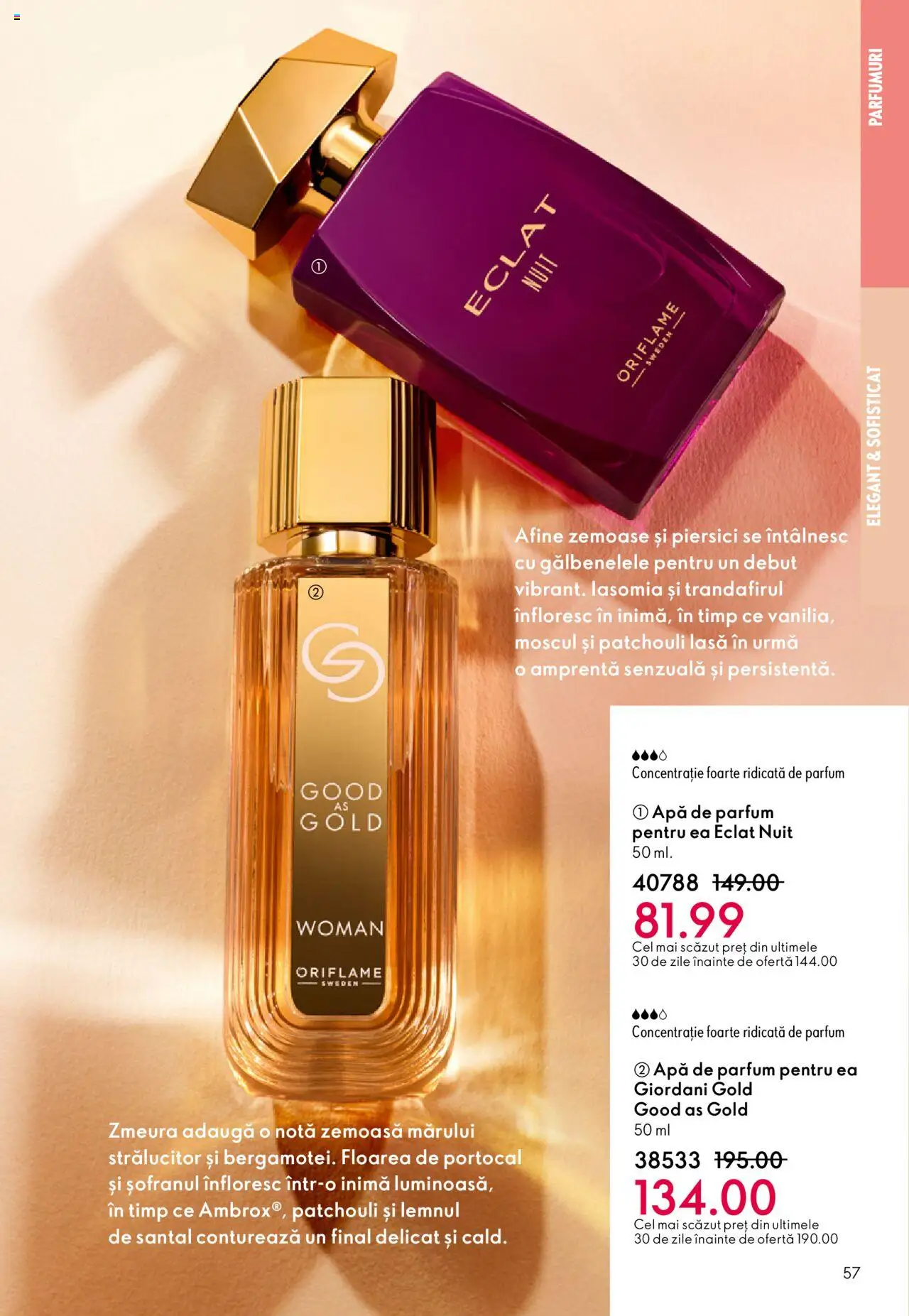 Catalog Oriflame 1 - 20 Octombrie 2025 | Pagina 57 | Produse: Zmeură, Apă de parfum, Parfum, Apă