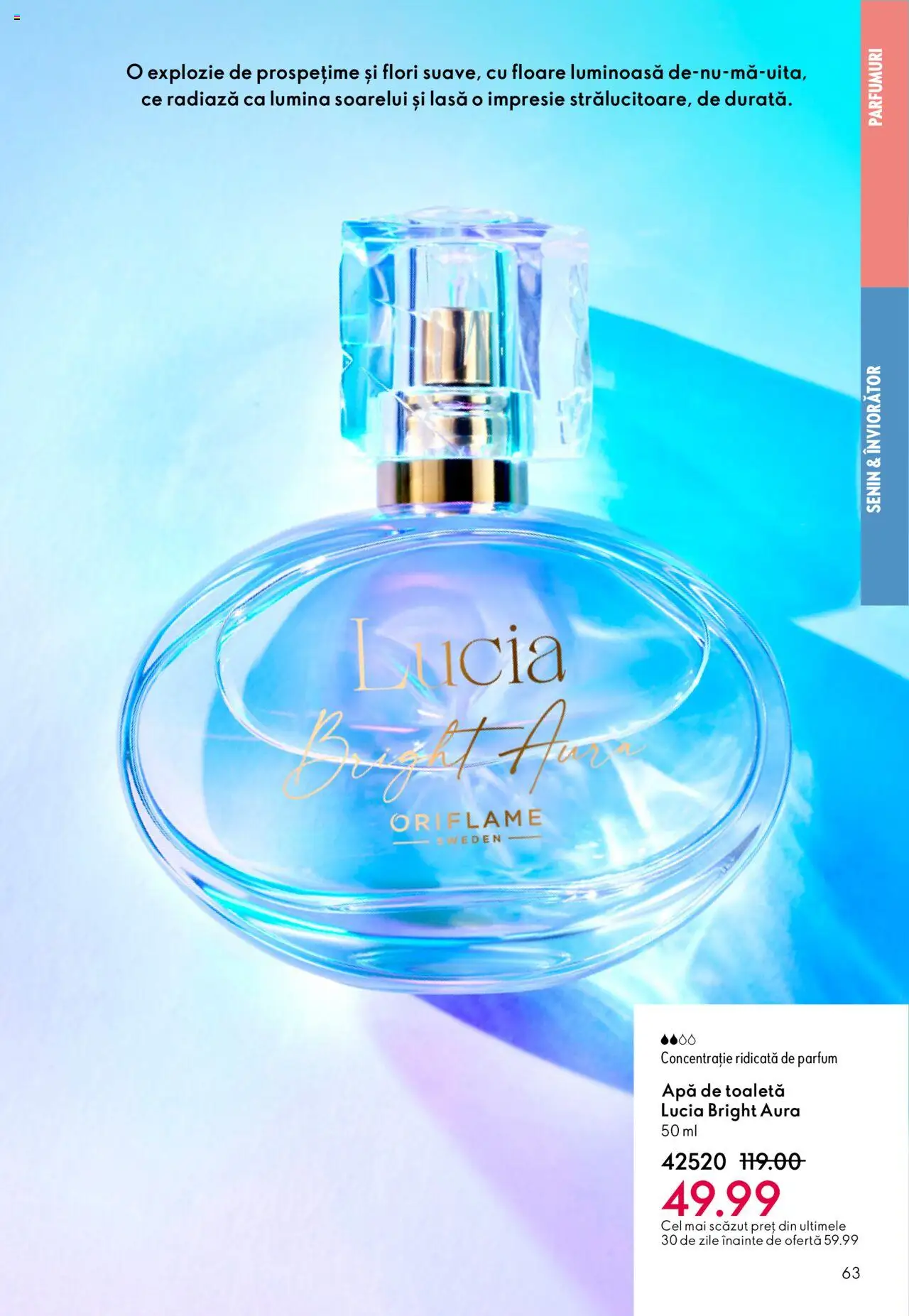 Catalog Oriflame 1 - 20 Octombrie 2025 | Pagina 63 | Produse: Tavuk suyu, Toaletă, Parfum, Apă de toaletă