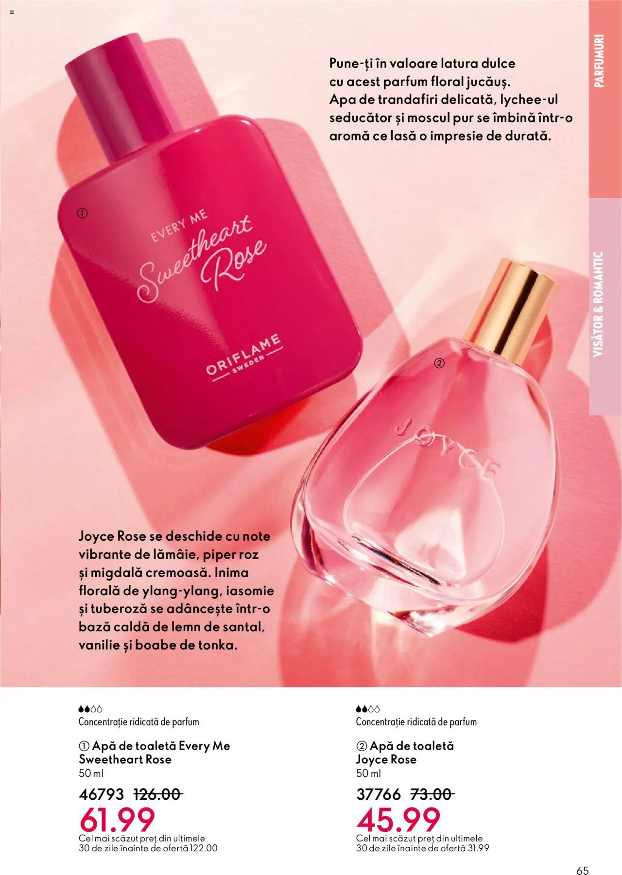 Catalog Oriflame 1 - 20 Octombrie 2025 | Pagina 65 | Produse: Toaletă, Parfum, Apă de toaletă, Piper