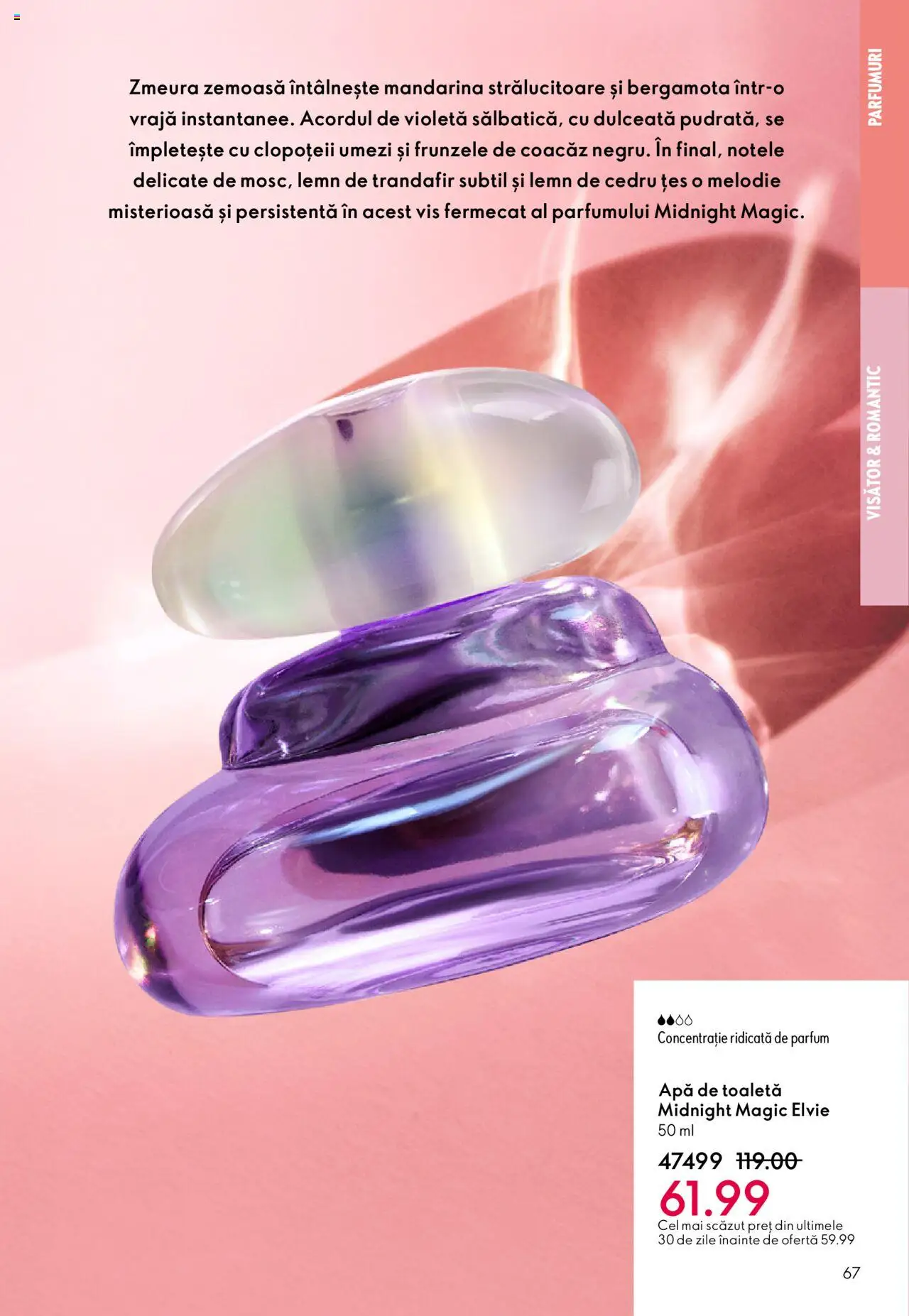 Catalog Oriflame 1 - 20 Octombrie 2025 | Pagina 67 | Produse: Zmeură, Trandafir, Toaletă, Parfum