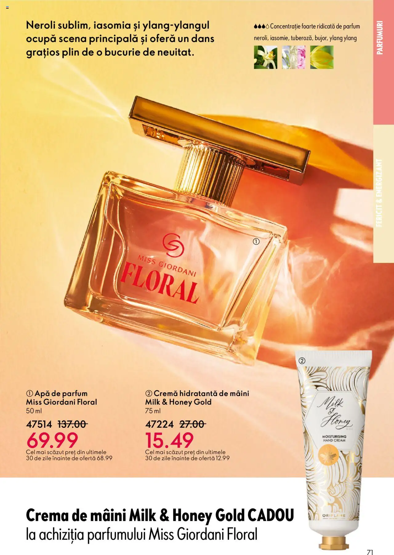 Catalog Oriflame 1 - 20 Octombrie 2025 | Pagina 71 | Produse: Arapsaçı, Parfum, Cremă, Cremă de mâini