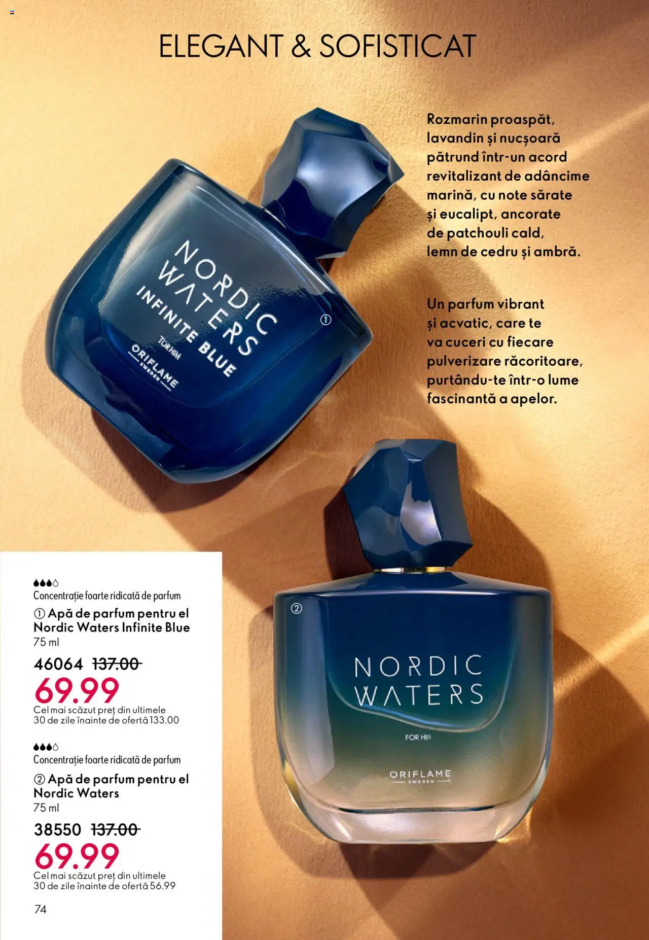 Catalog Oriflame 1 - 20 Octombrie 2025 | Pagina 74 | Produse: Apă de parfum, Parfum, Apă
