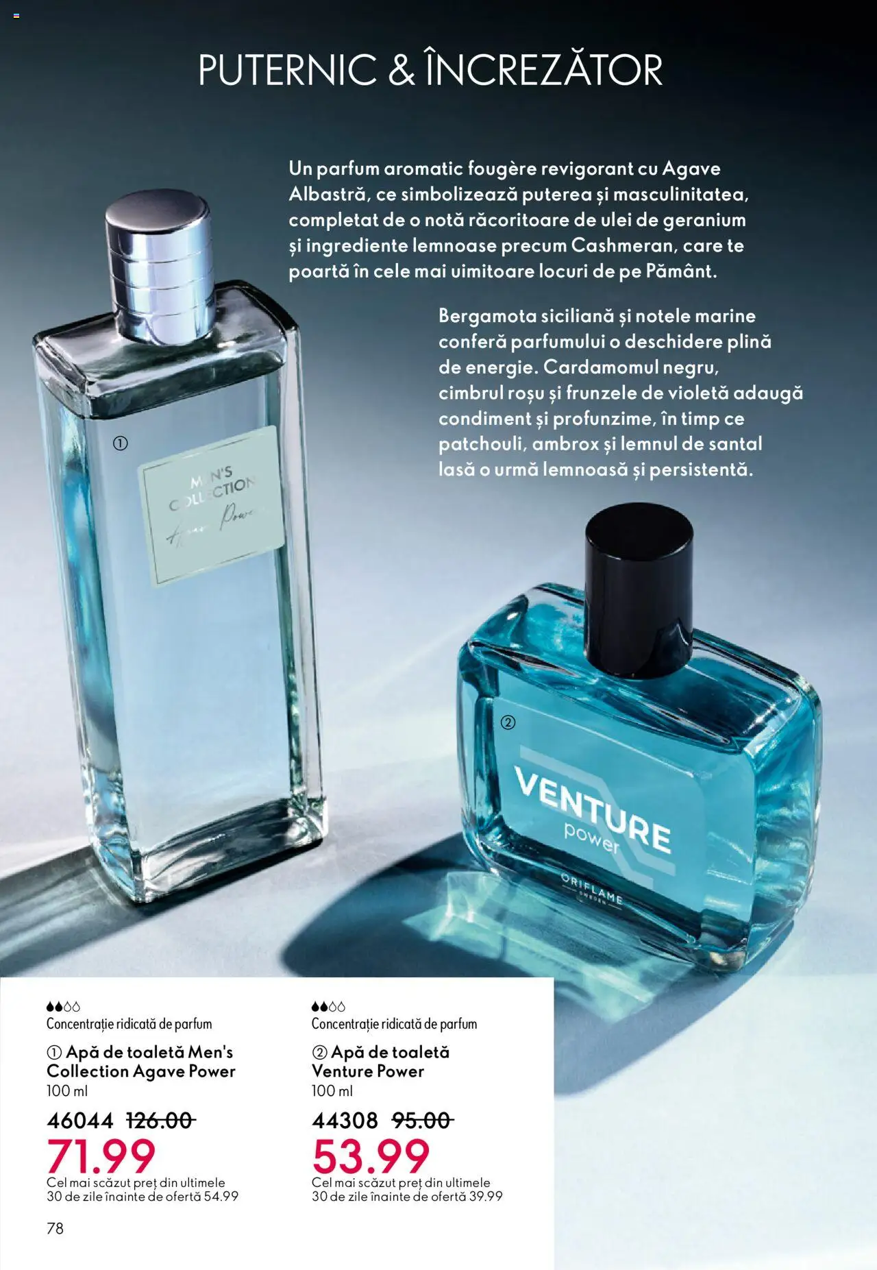 Catalog Oriflame 1 - 20 Octombrie 2025 | Pagina 78 | Produse: Toaletă, Parfum, Ulei, Apă