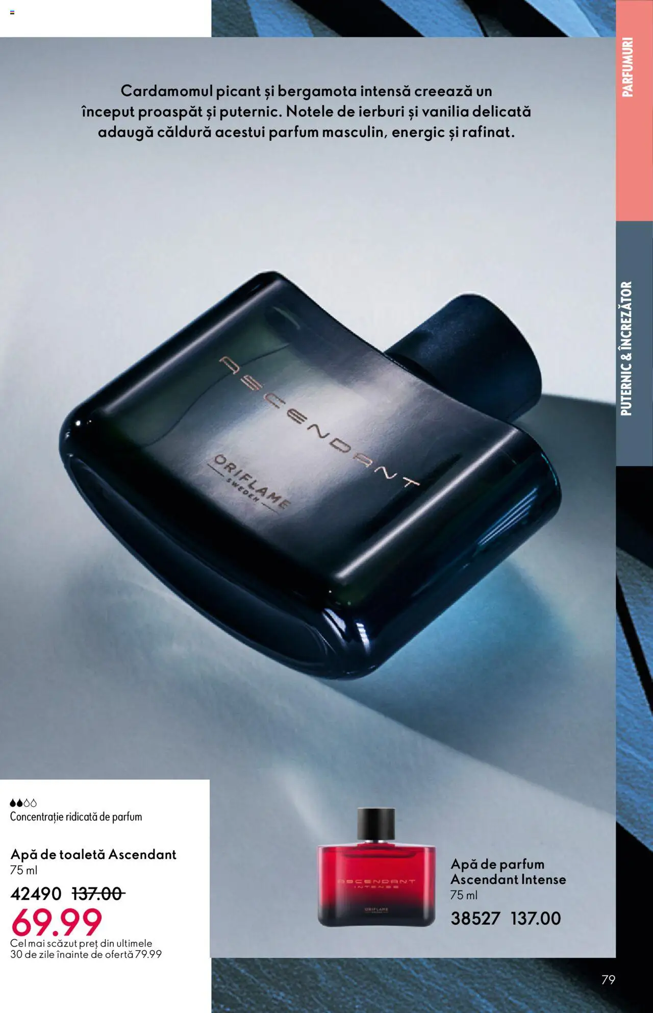 Catalog Oriflame 1 - 20 Octombrie 2025 | Pagina 79 | Produse: Apă de parfum, Toaletă, Apă de toaletă, Apă