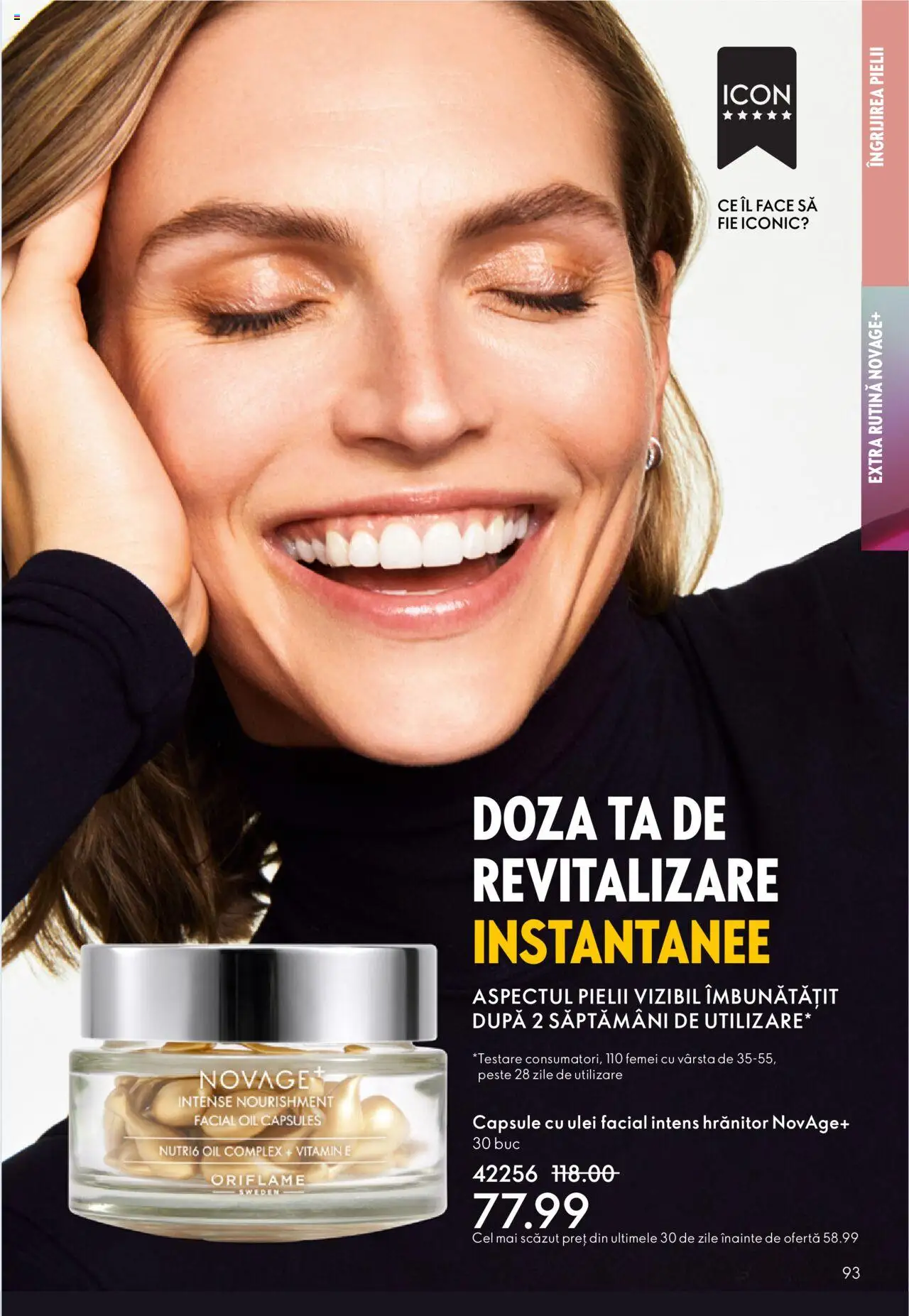 Catalog Oriflame 1 - 20 Octombrie 2025 | Pagina 93 | Produse: Capsule cu ulei, Ulei, Pește