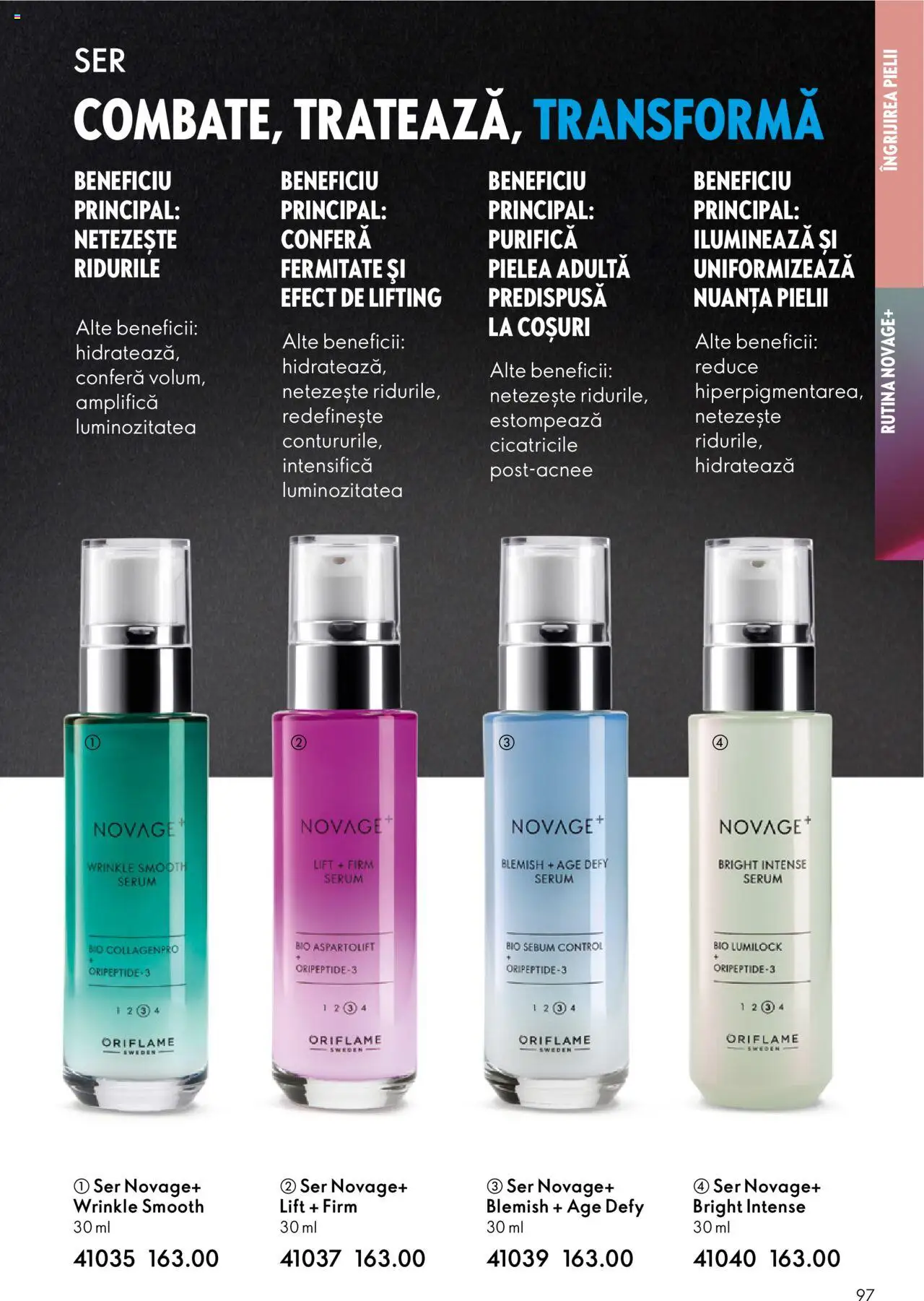 Catalog Oriflame 1 - 20 Octombrie 2025 | Pagina 97 | Produse: Şerit ödül, Serum