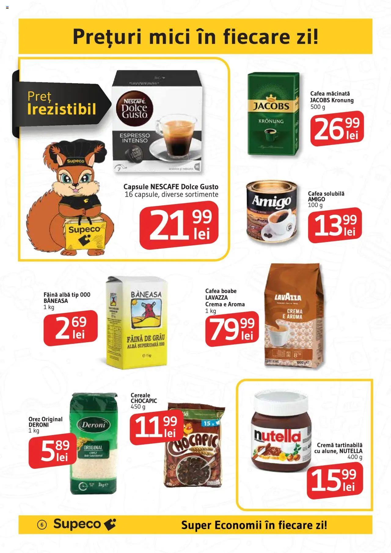 Catalog Supeco 4 - 16 Septembrie 2025 | Pagina 6 | Produse: Mici, Köpek çiti, Cafea, Orez