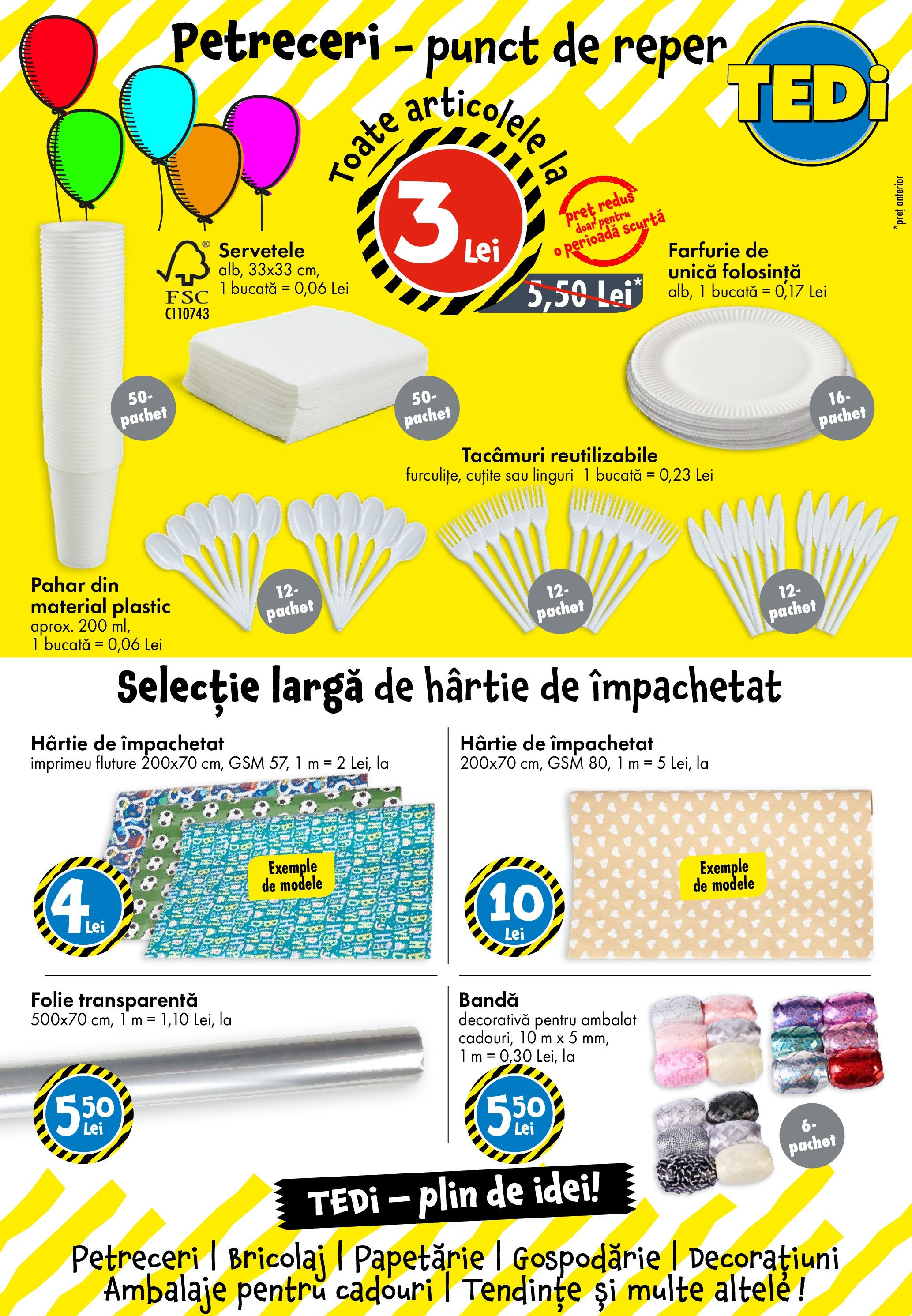 Catalog TEDi 28 August - 3 Septembrie 2025 | Pagina 10 | Produse: Linguri, Farfurie