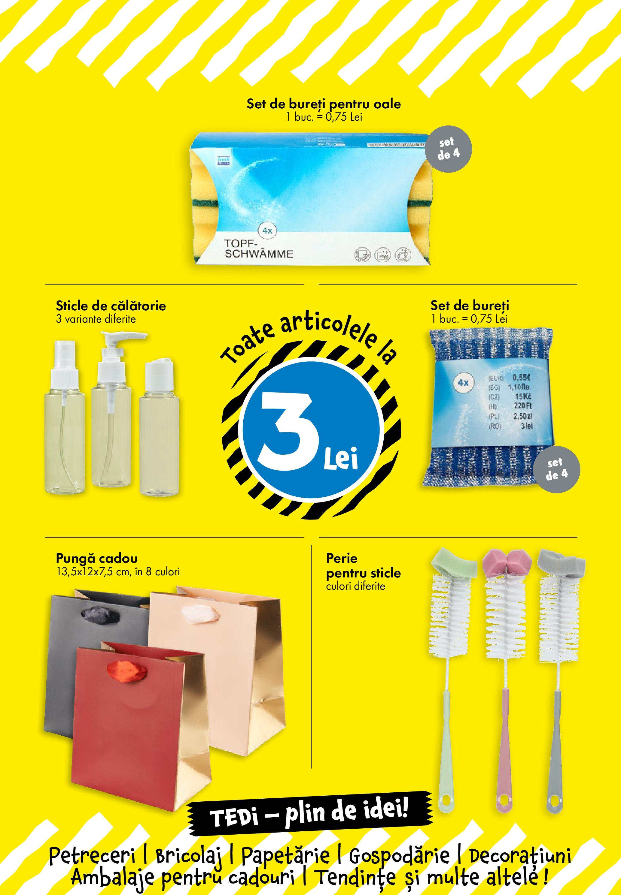 Catalog TEDi 28 August - 3 Septembrie 2025 | Pagina 13 | Produse: Pungă, Perie