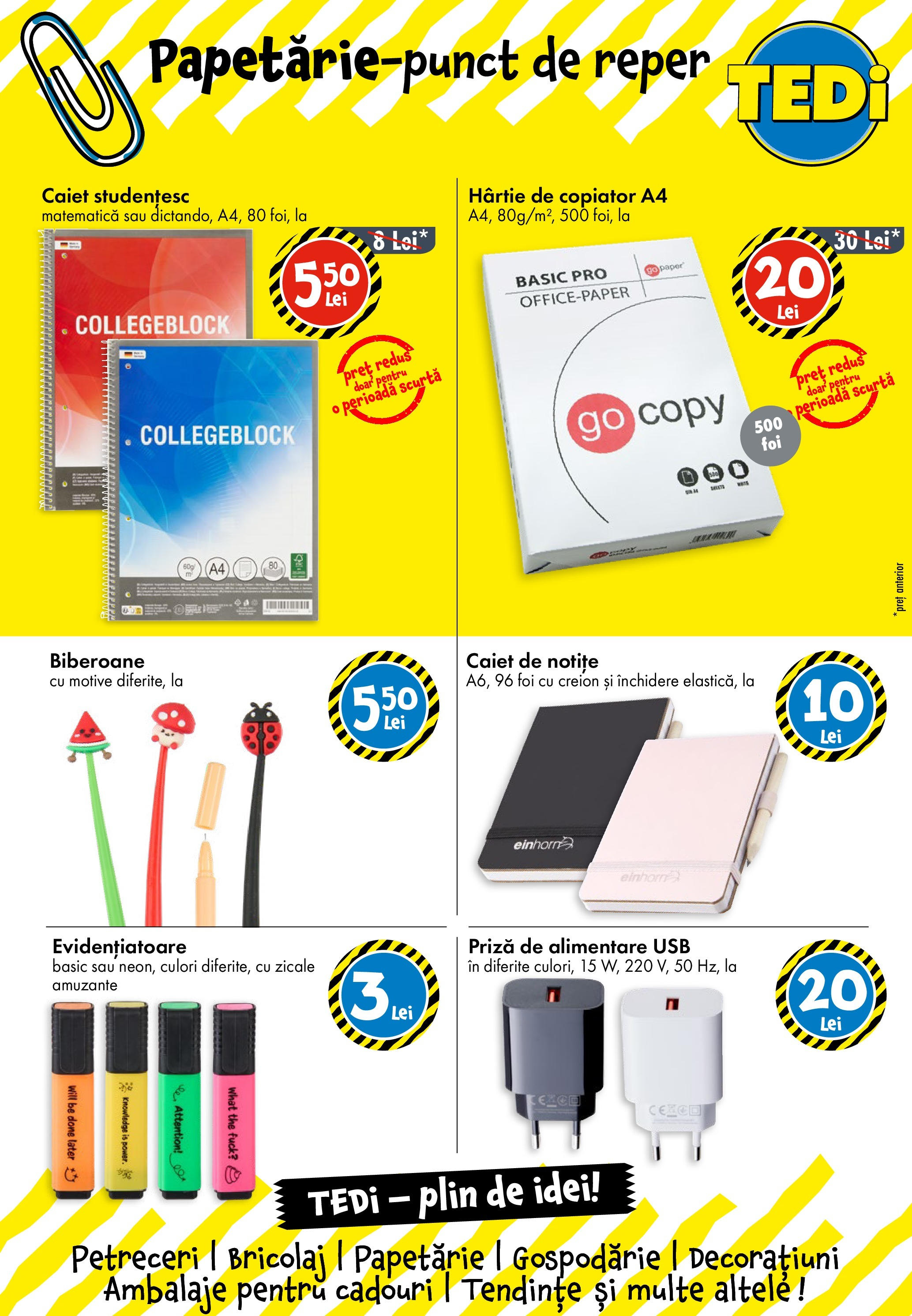 Catalog TEDi 28 August - 3 Septembrie 2025 | Pagina 2 | Produse: Usb, Priză