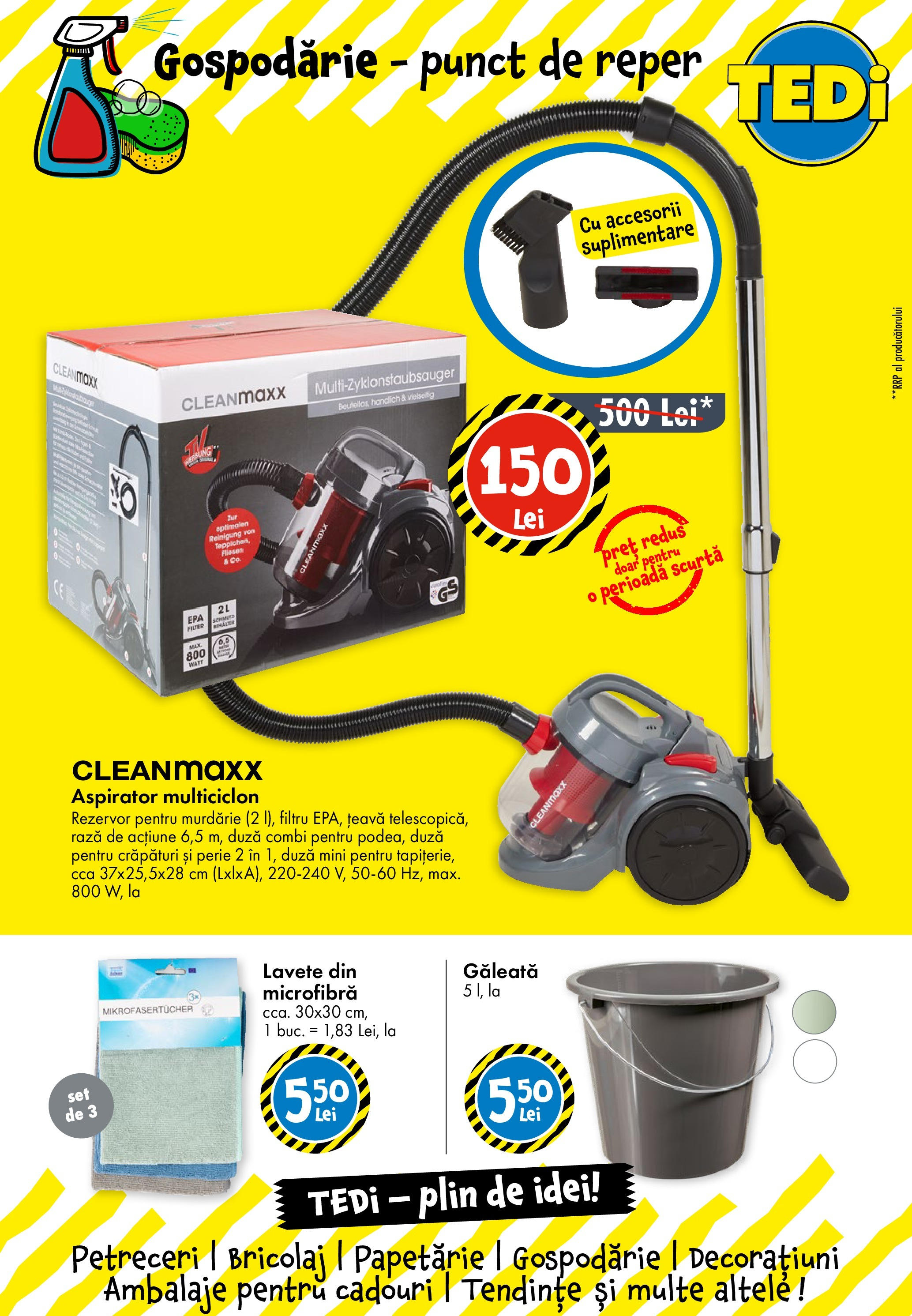 Catalog TEDi 28 August - 3 Septembrie 2025 | Pagina 6 | Produse: Aspirator, Perie, Lavete, Țeavă