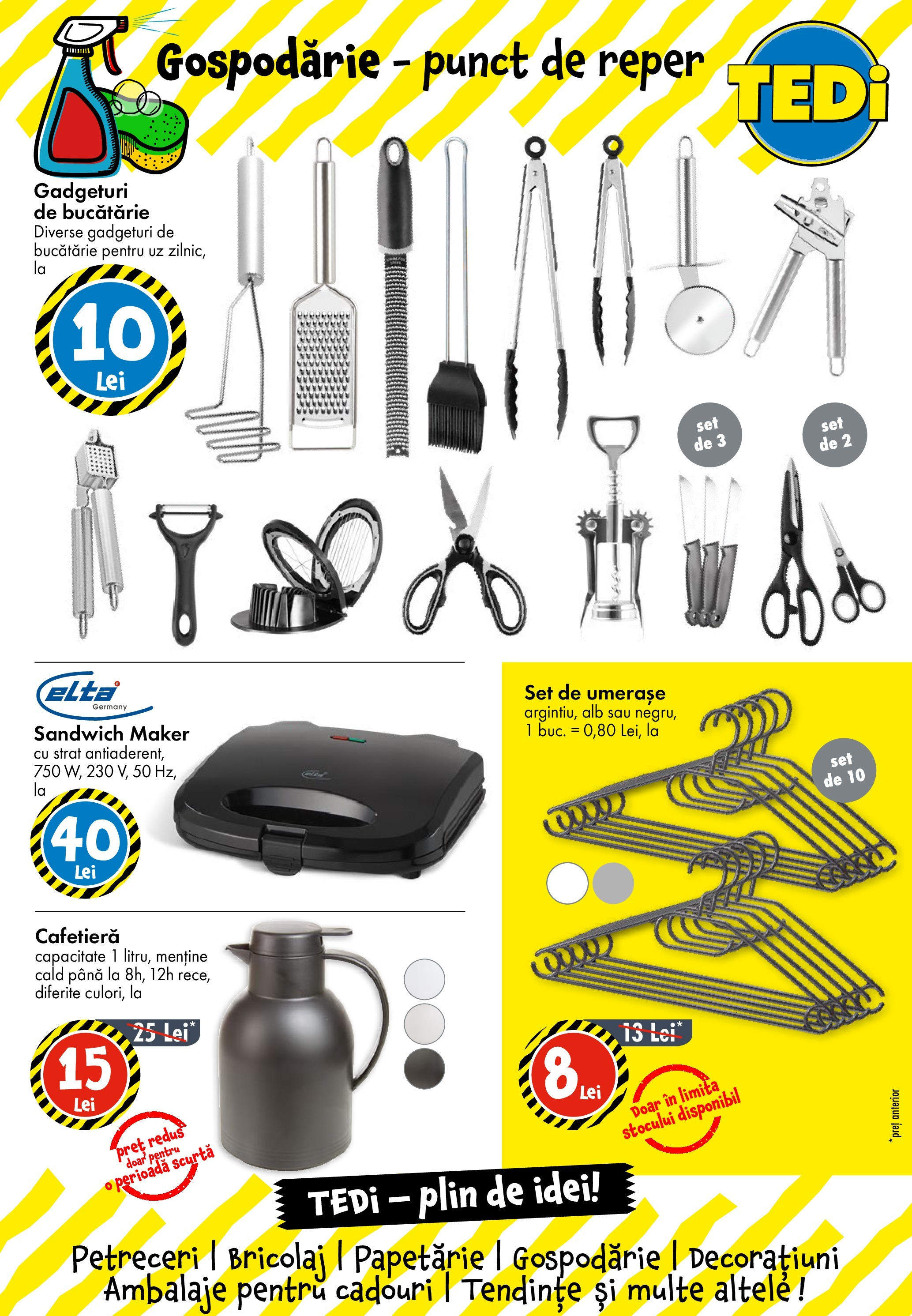 Catalog TEDi 28 August - 3 Septembrie 2025 | Pagina 7 | Produse: Cafetieră, Bucătărie
