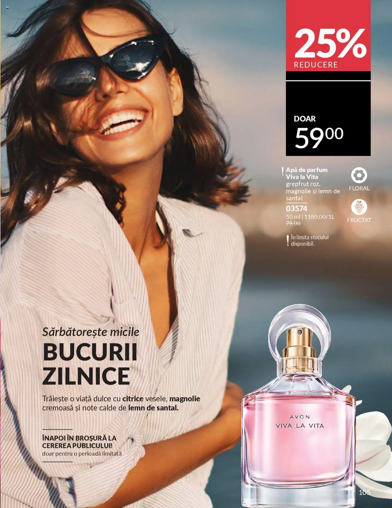 Catalog Avon 1 - 29 Septembrie 2025 | Pagina 105 | Produse: Apă de parfum, Parfum, Grepfrut, Apă