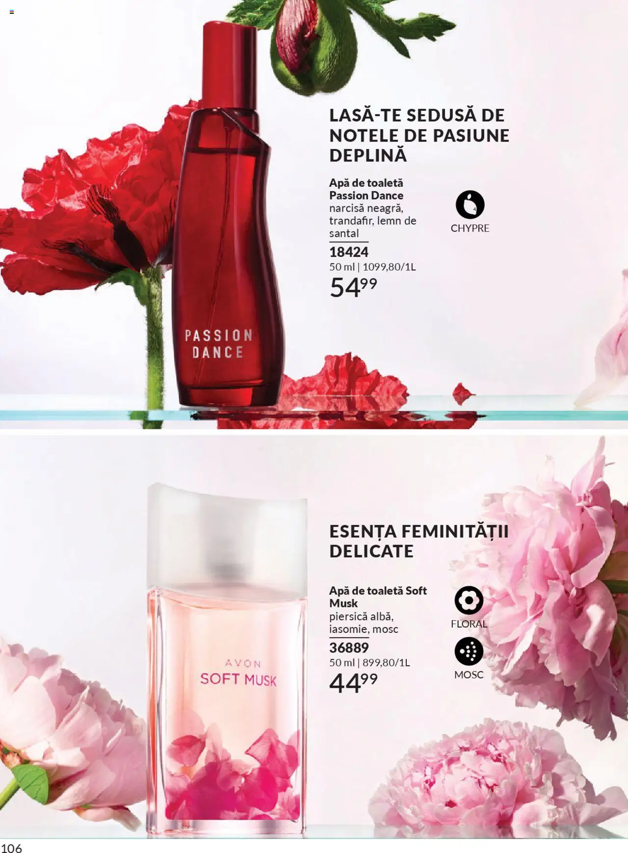Catalog Avon 1 - 29 Septembrie 2025 | Pagina 106 | Produse: Piersică, Toaletă, Apă de toaletă, Apă