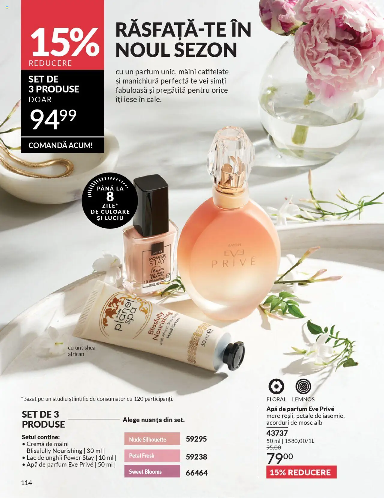 Catalog Avon 1 - 29 Septembrie 2025 | Pagina 114 | Produse: Parfum, Lac de unghii, Unt, Cremă