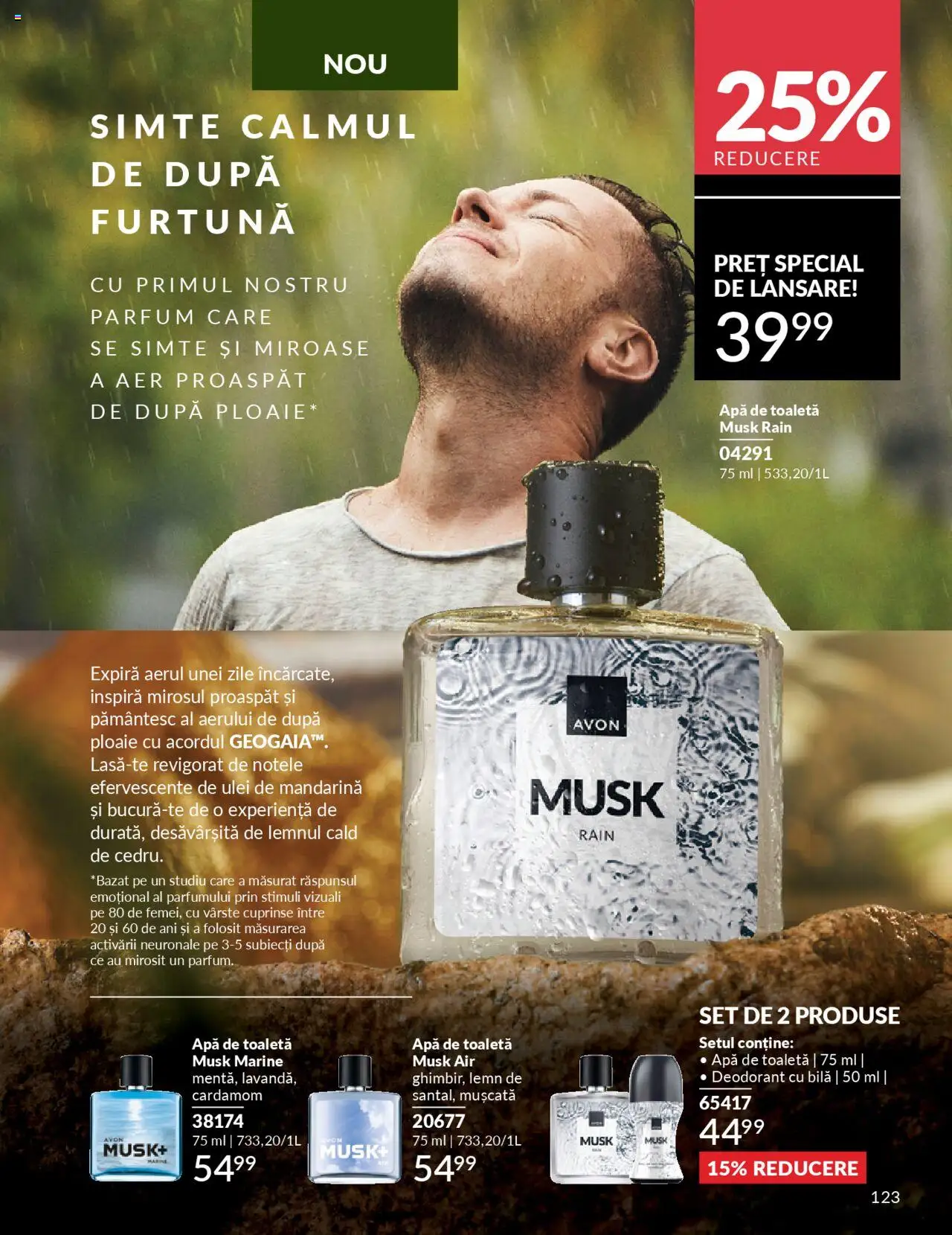 Catalog Avon 1 - 29 Septembrie 2025 | Pagina 123 | Produse: Toaletă, Parfum, Ulei, Deodorant