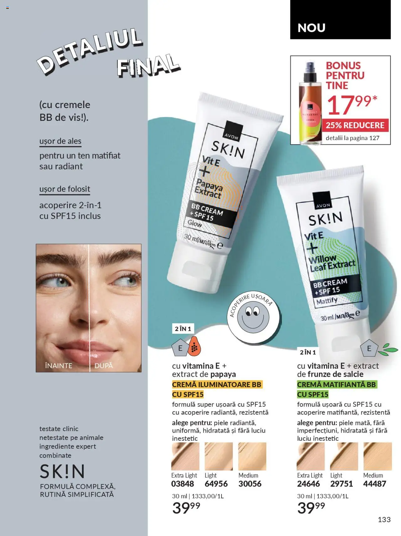 Catalog Avon 1 - 29 Septembrie 2025 | Pagina 133 | Produse: Bb cream, Cremă, Boncuklu Oyuncakları