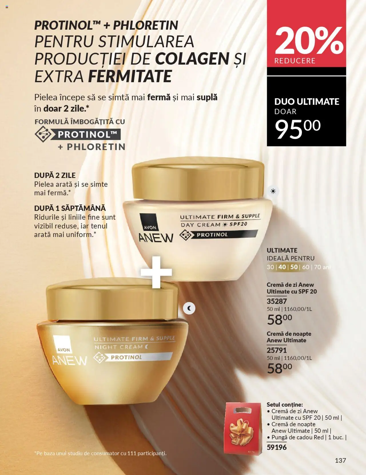 Catalog Avon 1 - 29 Septembrie 2025 | Pagina 137 | Produse: Pungă, Cremă de zi, Cremă de noapte, Cremă