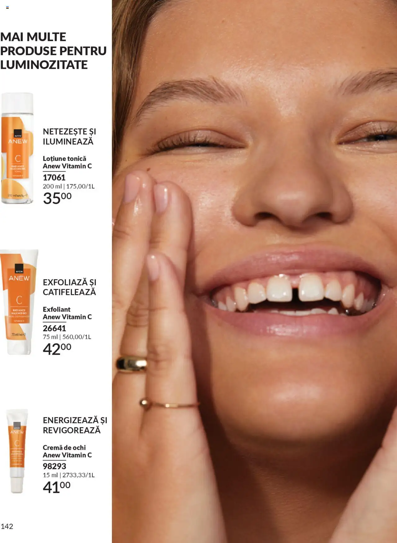 Catalog Avon 1 - 29 Septembrie 2025 | Pagina 142 | Produse: Loțiune tonică, Exfoliant, Cremă