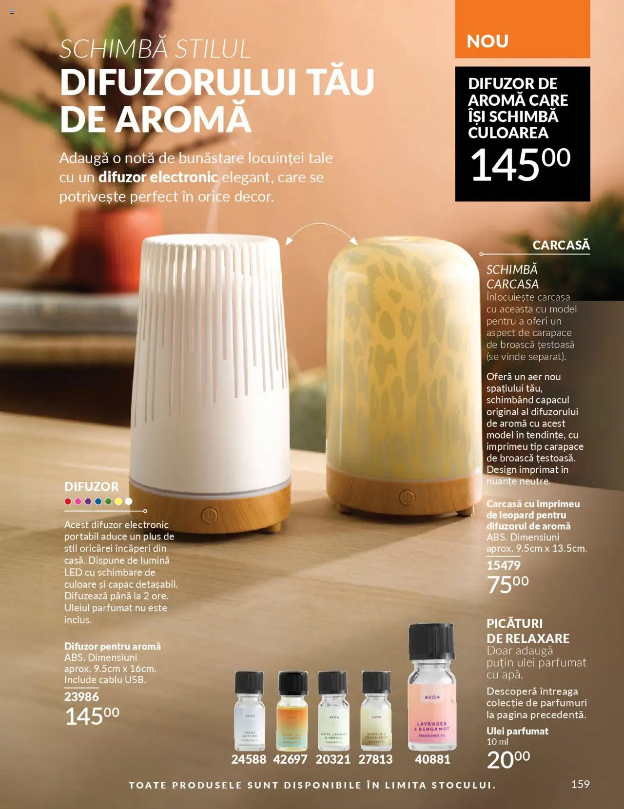 Catalog Avon 1 - 29 Septembrie 2025 | Pagina 159 | Produse: Tavuk suyu, Difuzor, Carcasă, Babak