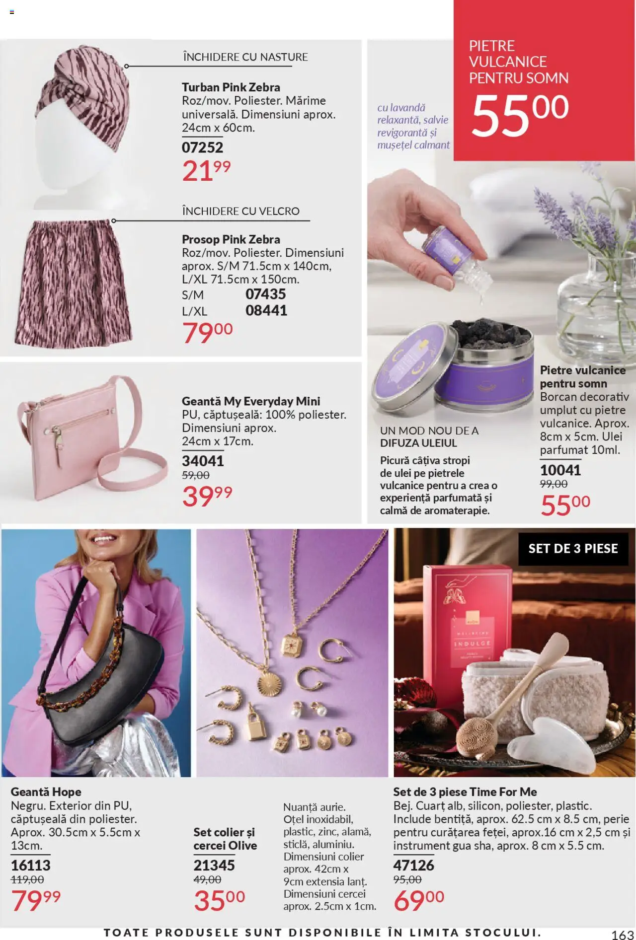 Catalog Avon 1 - 29 Septembrie 2025 | Pagina 163 | Produse: Cercei, Colier, Ulei parfumat, Perie