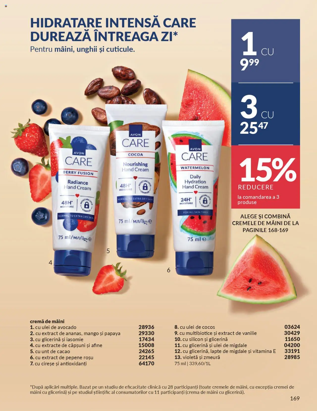 Catalog Avon 1 - 29 Septembrie 2025 | Pagina 169 | Produse: Afine, Migdale, Ulei, Avocado