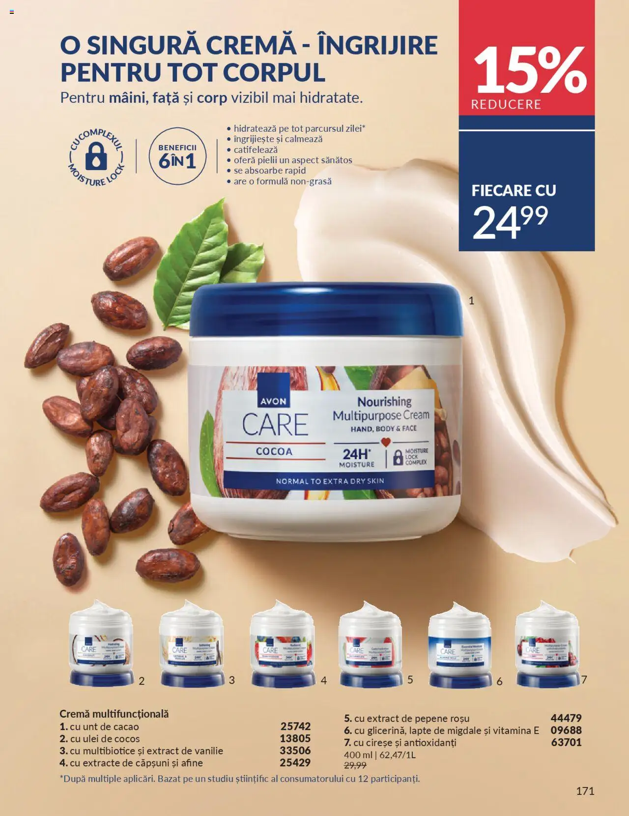 Catalog Avon 1 - 29 Septembrie 2025 | Pagina 171 | Produse: Afine, Body, Ulei, Cacao