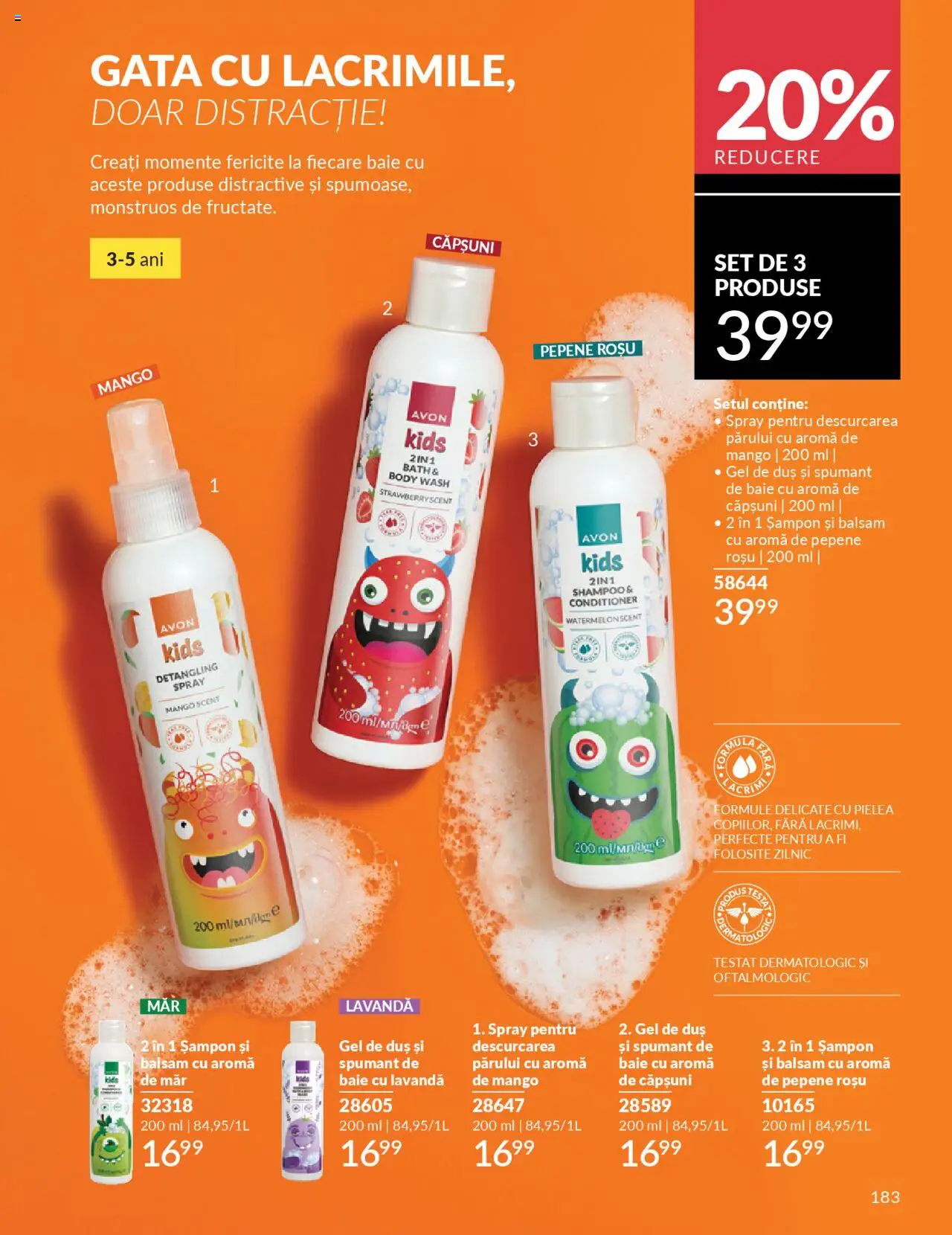 Catalog Avon 1 - 29 Septembrie 2025 | Pagina 183 | Produse: Body, Duș, Șampon, Mango