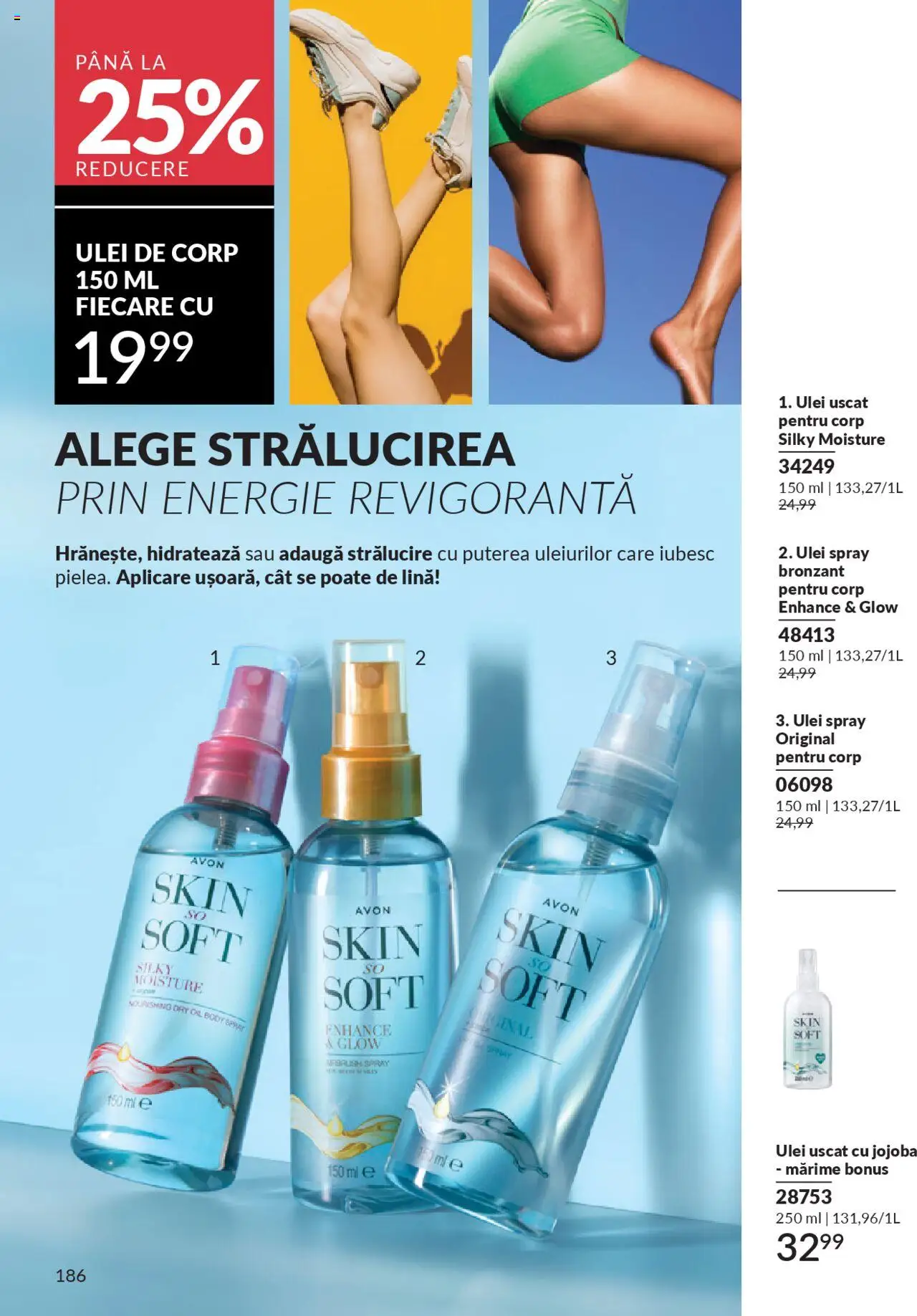 Catalog Avon 1 - 29 Septembrie 2025 | Pagina 186 | Produse: Ulei de corp, Body, Ulei