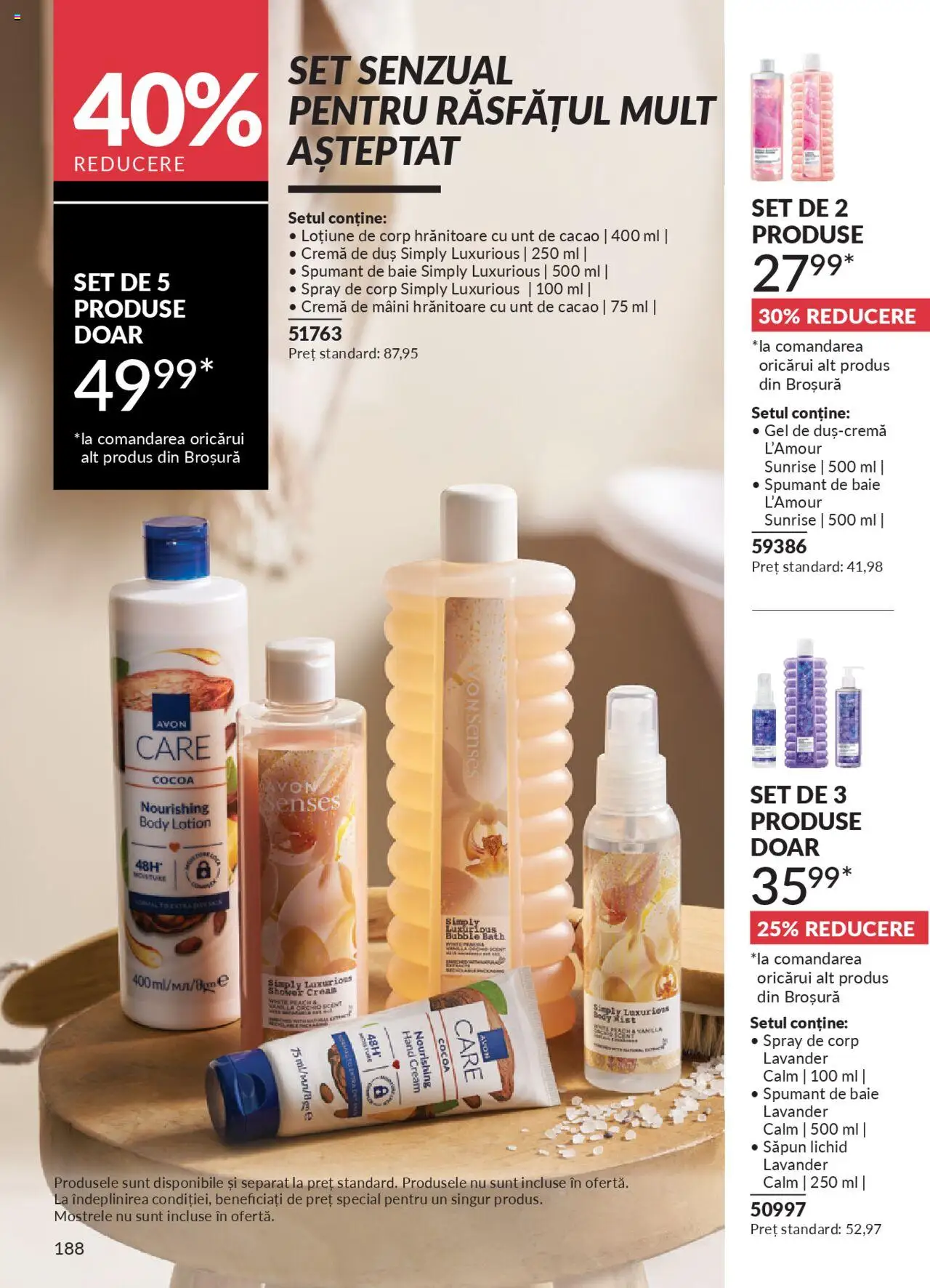 Catalog Avon 1 - 29 Septembrie 2025 | Pagina 188 | Produse: Body, Cremă de mâini, Săpun lichid, Spumant de baie