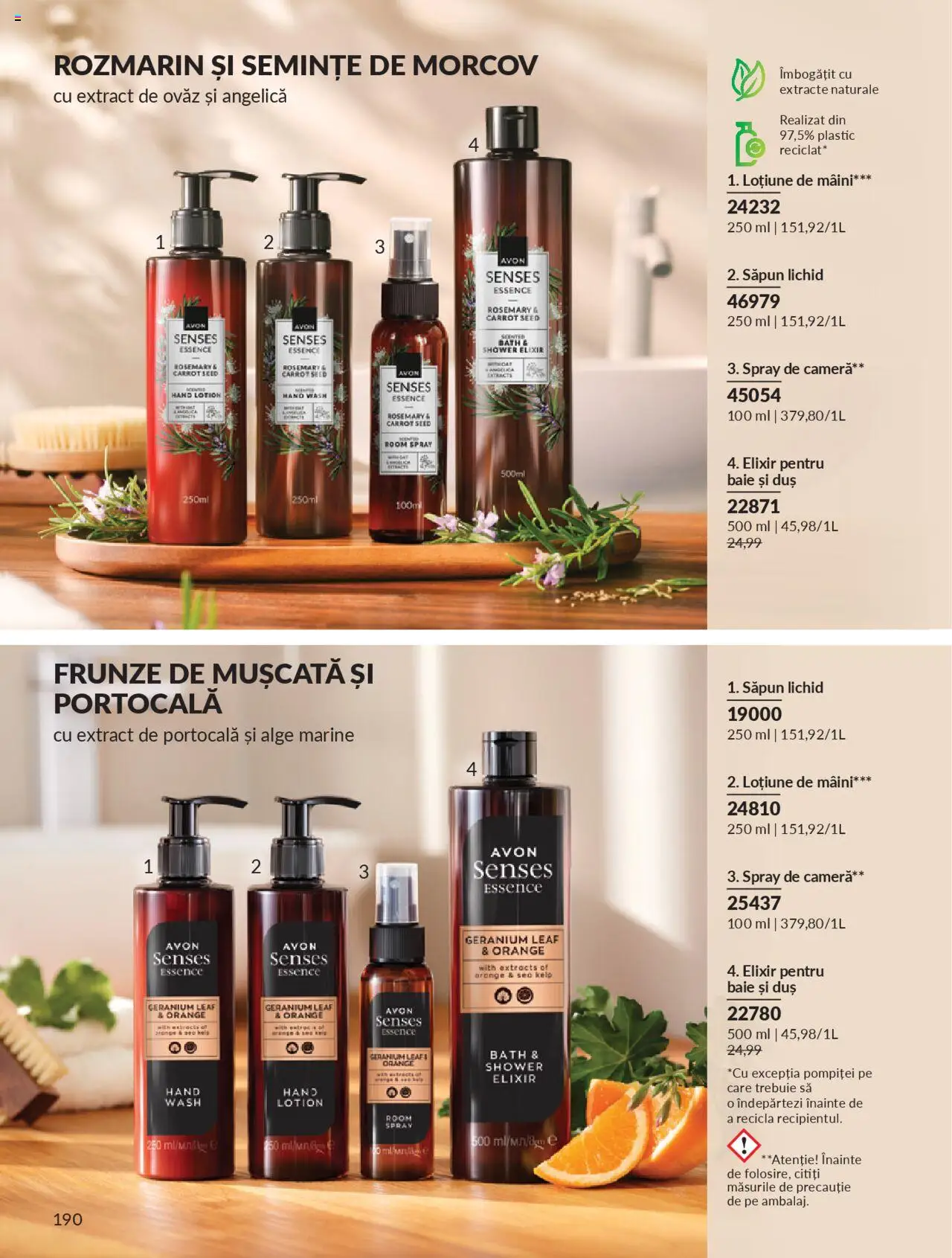 Catalog Avon 1 - 29 Septembrie 2025 | Pagina 190 | Produse: Matériel de Street Workout, Duș, Semințe, Săpun lichid