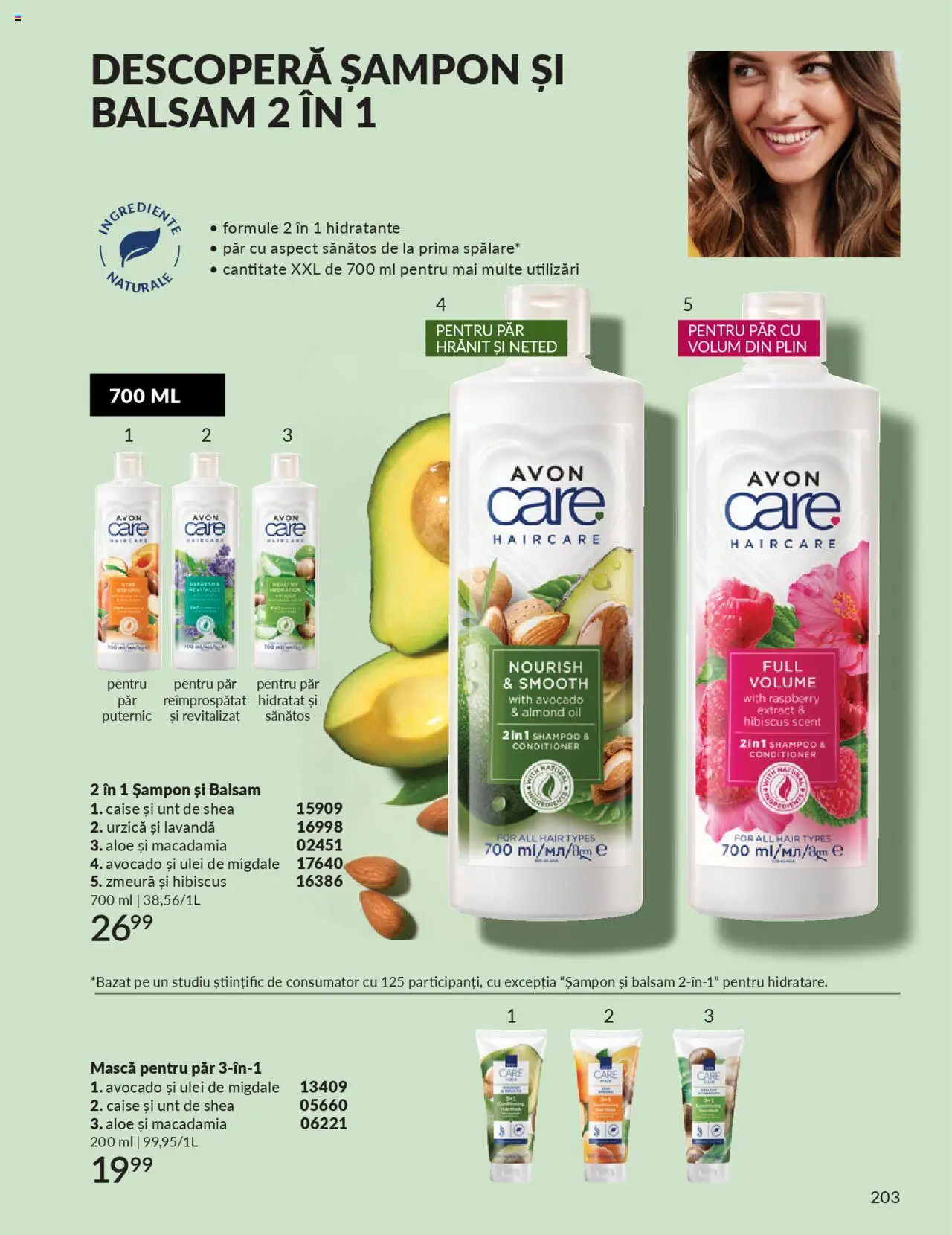 Catalog Avon 1 - 29 Septembrie 2025 | Pagina 203 | Produse: Migdale, Ulei, Avocado, Ahtapot